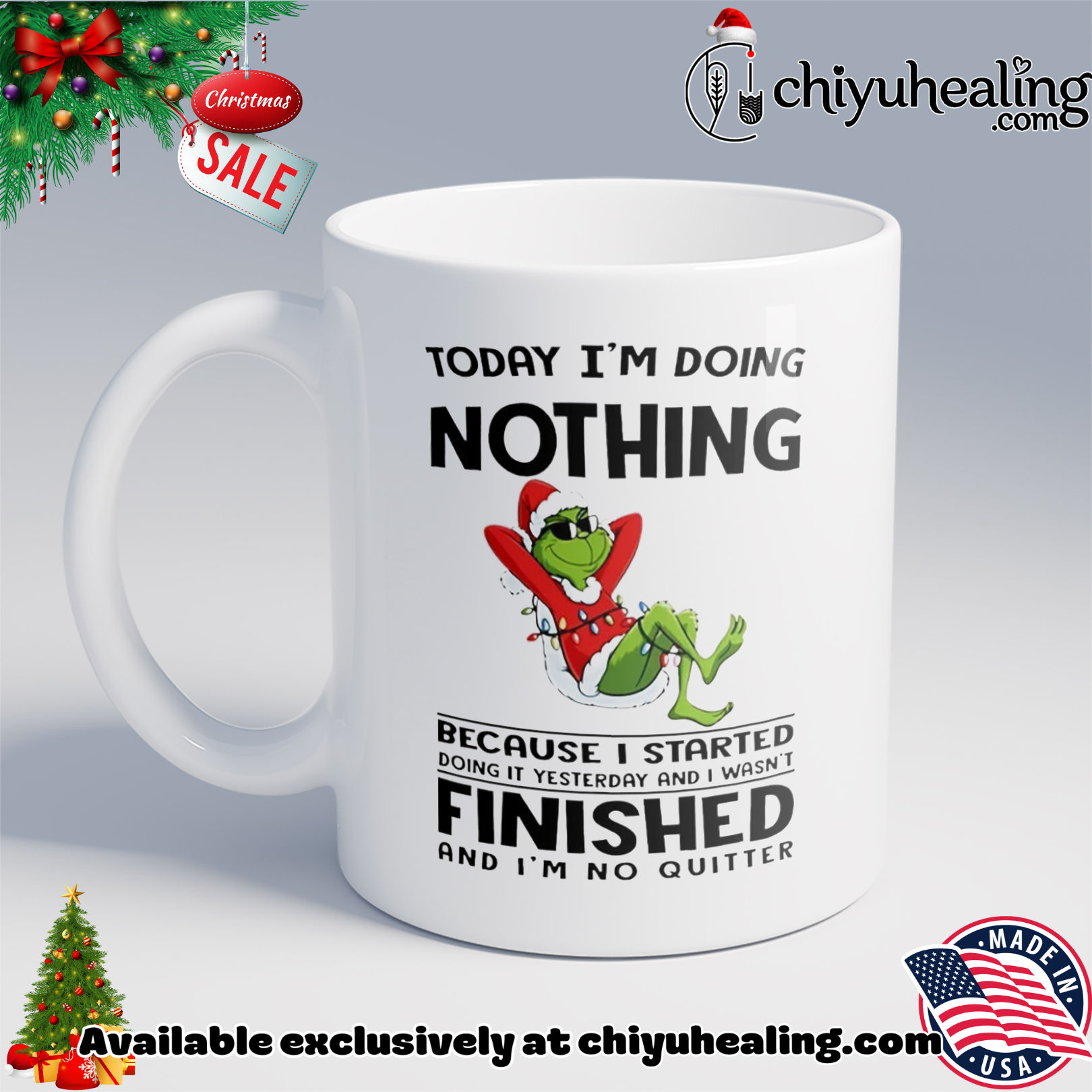 Grinch today I'm doing nothing because I started doing it yesterday Christmas shirt, Hoodie, Sweatshirt, Poster Canvas, Mug, Ornaments 6 Grinch today I'm doing nothing because I started doing it yesterday Christmas shirt, Hoodie, Sweatshirt, Poster Canvas, Mug, Ornaments