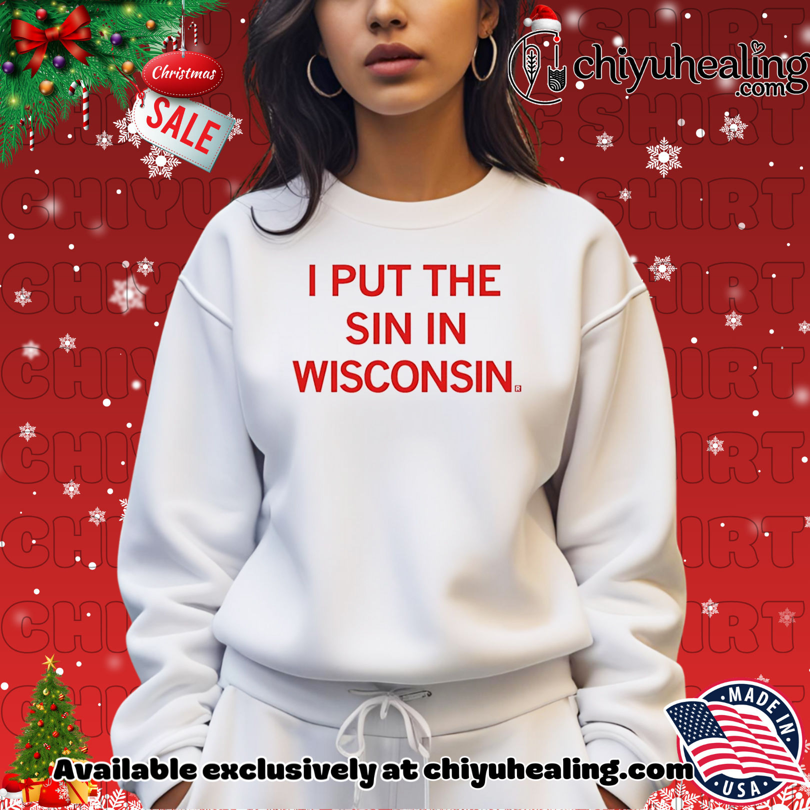 I Put The Sin In Wisconsin shirt, Hoodie, Sweatshirt, Poster Canvas, Mug, Ornaments I Put The Sin In Wisconsin shirt, Hoodie, Sweatshirt, Poster Canvas, Mug, Ornaments