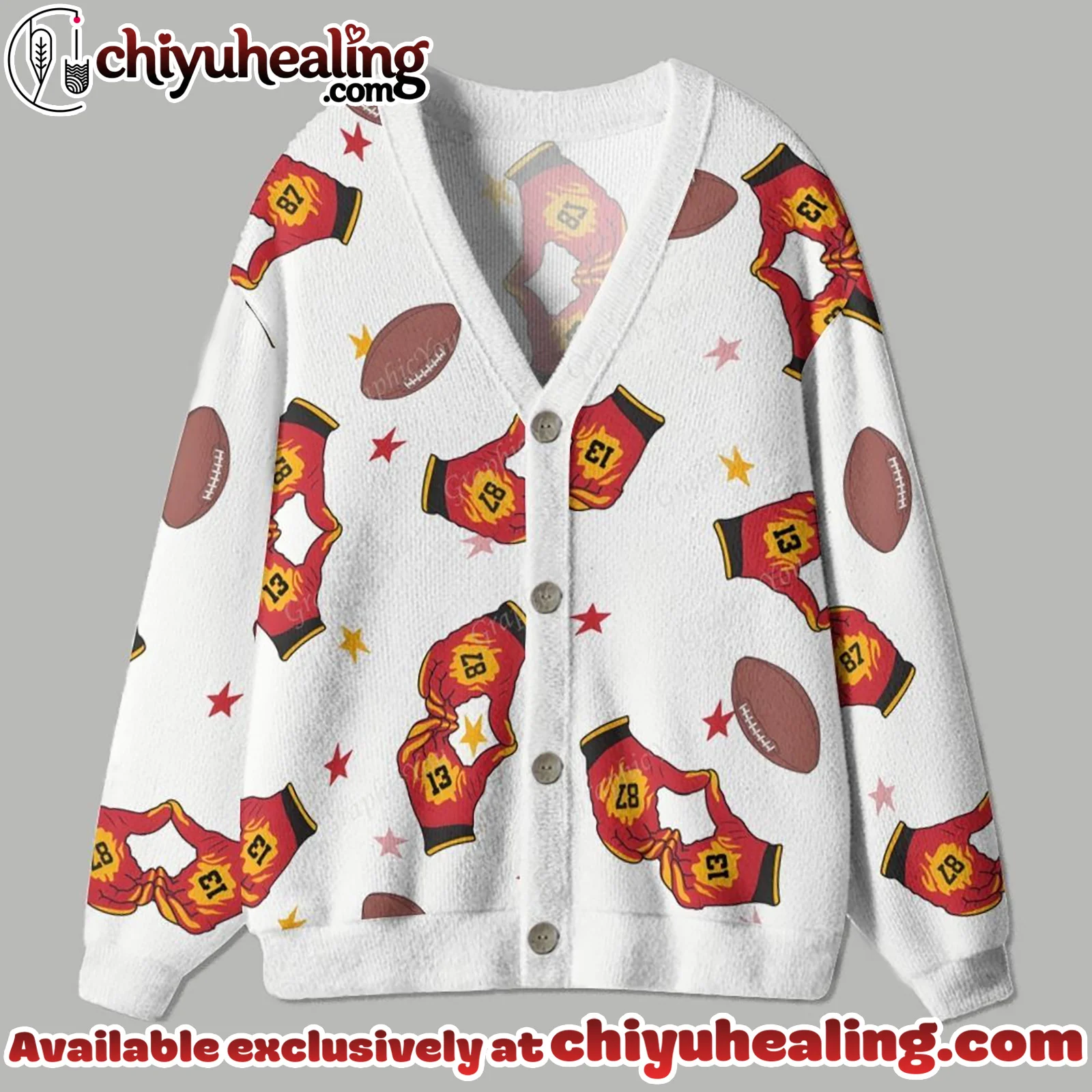 Kansas City Chiefs Cardigan Christmas Sweater, Ugly Sweatshirt, Shirt, Hoodie, All Team NFL - Ver 4