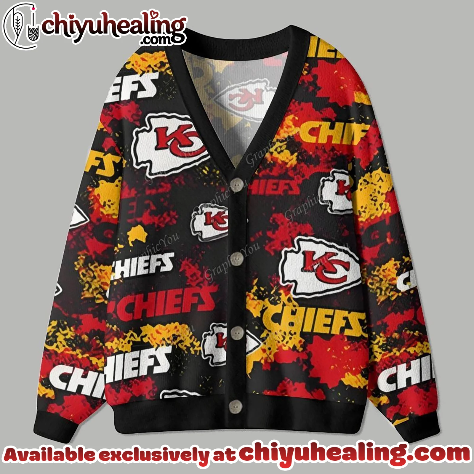 Kansas City Chiefs Cardigan Christmas Sweater, Ugly Sweatshirt, Shirt, Hoodie, All Team NFL - Ver 2