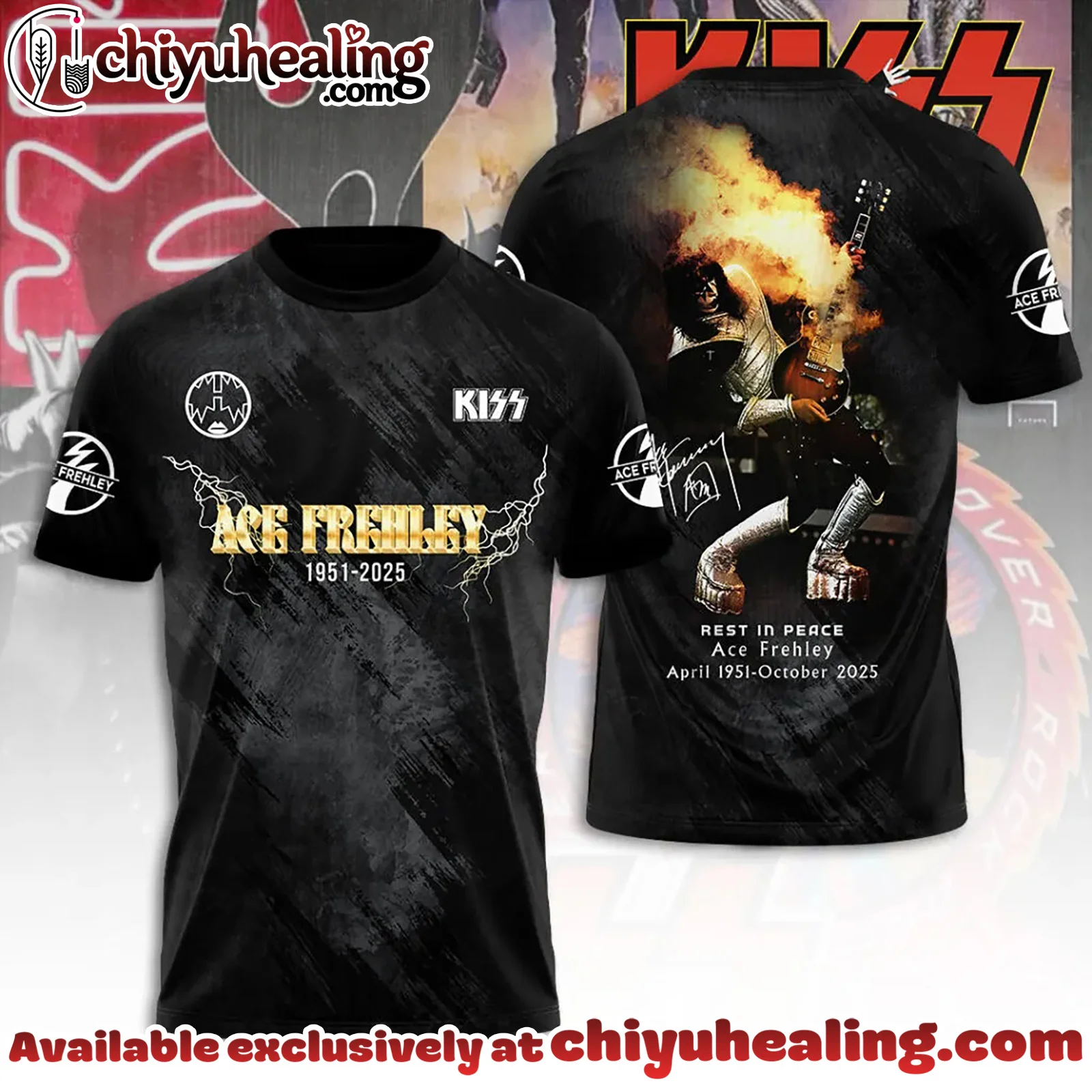 KISS x Ace Frehley Shirt, Hoodie, Sweatshirt