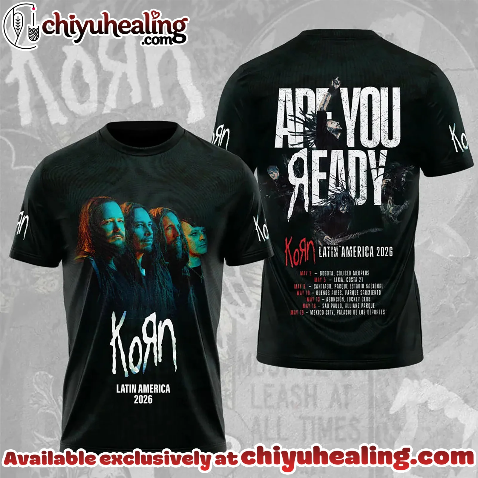 Korn Band Tour 2026 Shirt, Hoodie, Sweatshirt - Ver 2