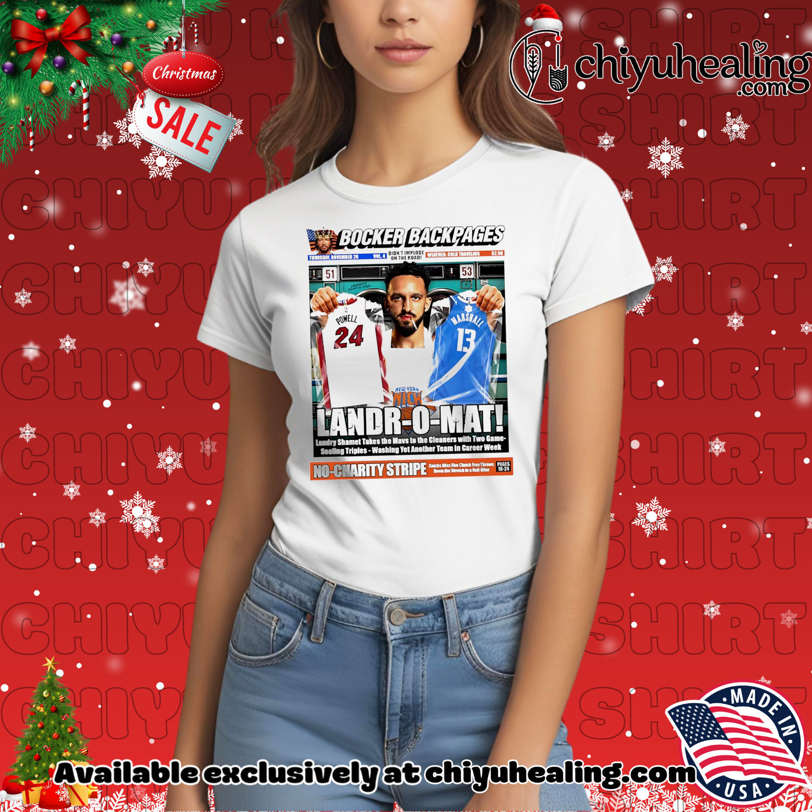 Landr-O-Mat Powell 24 and Marshall NY Knicks poster shirt, Hoodie, Sweatshirt, Poster Canvas, Mug, Ornaments 7 Landr-O-Mat Powell 24 and Marshall NY Knicks poster shirt, Hoodie, Sweatshirt, Poster Canvas, Mug, Ornaments