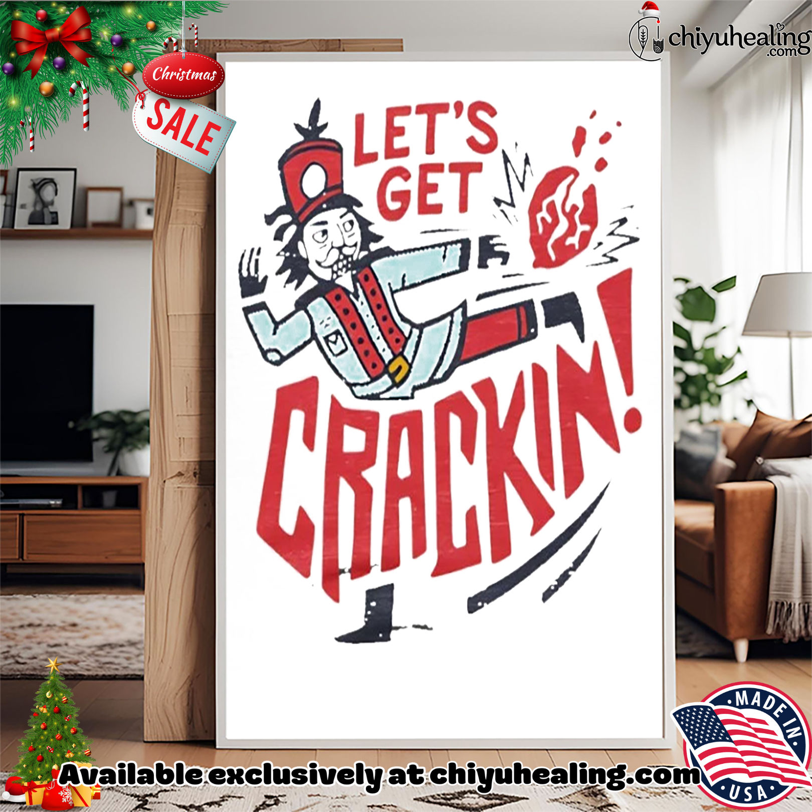 Let's Get Crackin Kansas City Chiefs Christmas shirt, Hoodie, Sweatshirt, Poster Canvas, Mug, Ornaments 15 let s get crackin kansas city chiefs christmas shirt hoodie sweatshirt tank top