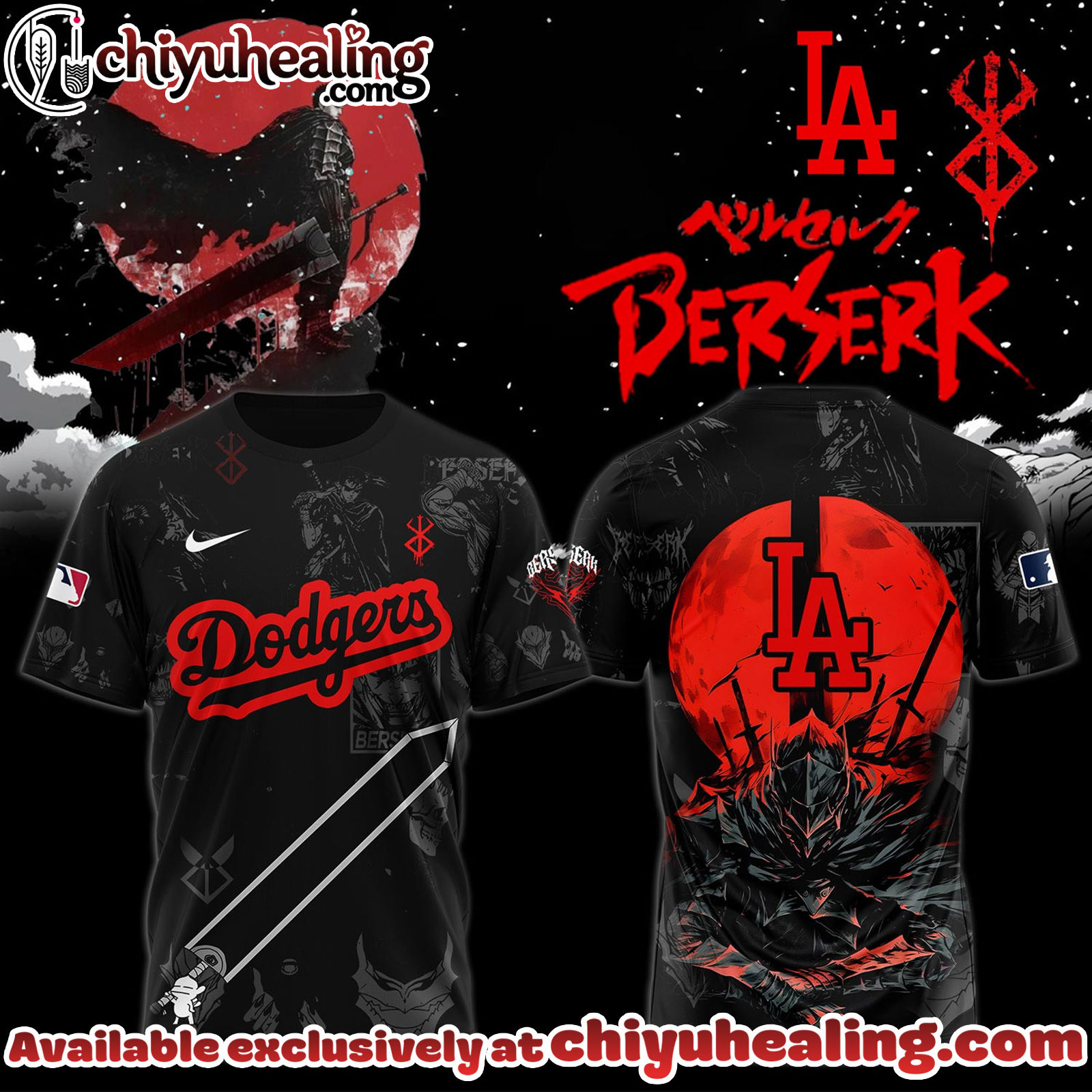 Los Angeles Dodgers x Berserk Limited Edition 2025 Shirt, Hoodie, Sweatshirt