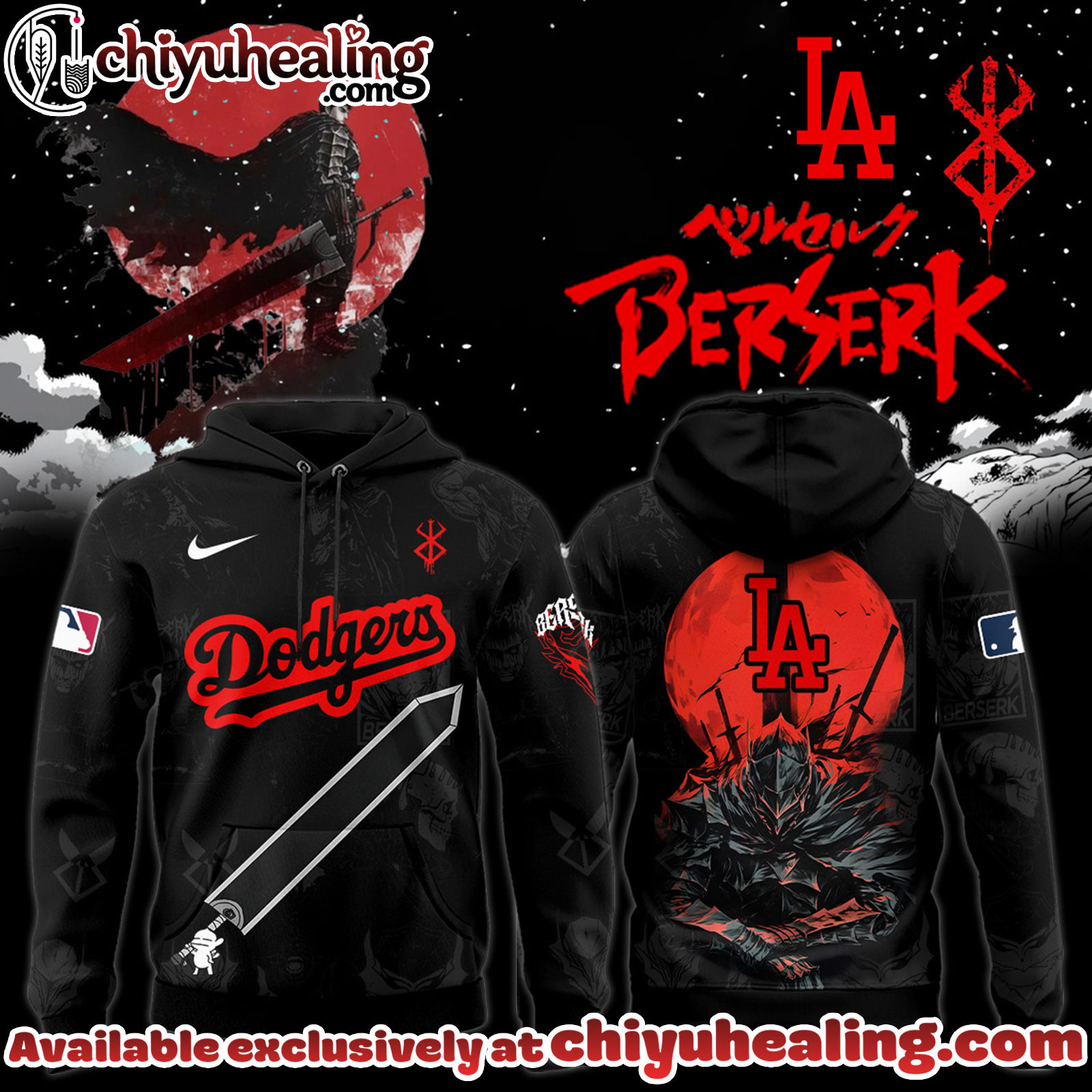 Los Angeles Dodgers x Berserk Limited Edition Hoodie