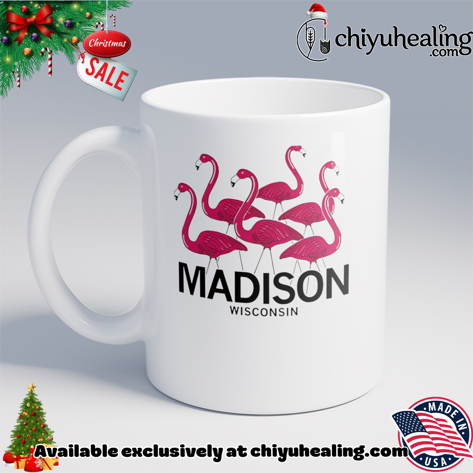 Madison Wisconsin loves pink flamingos shirt, Hoodie, Sweatshirt, Poster Canvas, Mug, Ornaments 6 Madison Wisconsin loves pink flamingos shirt, Hoodie, Sweatshirt, Poster Canvas, Mug, Ornaments