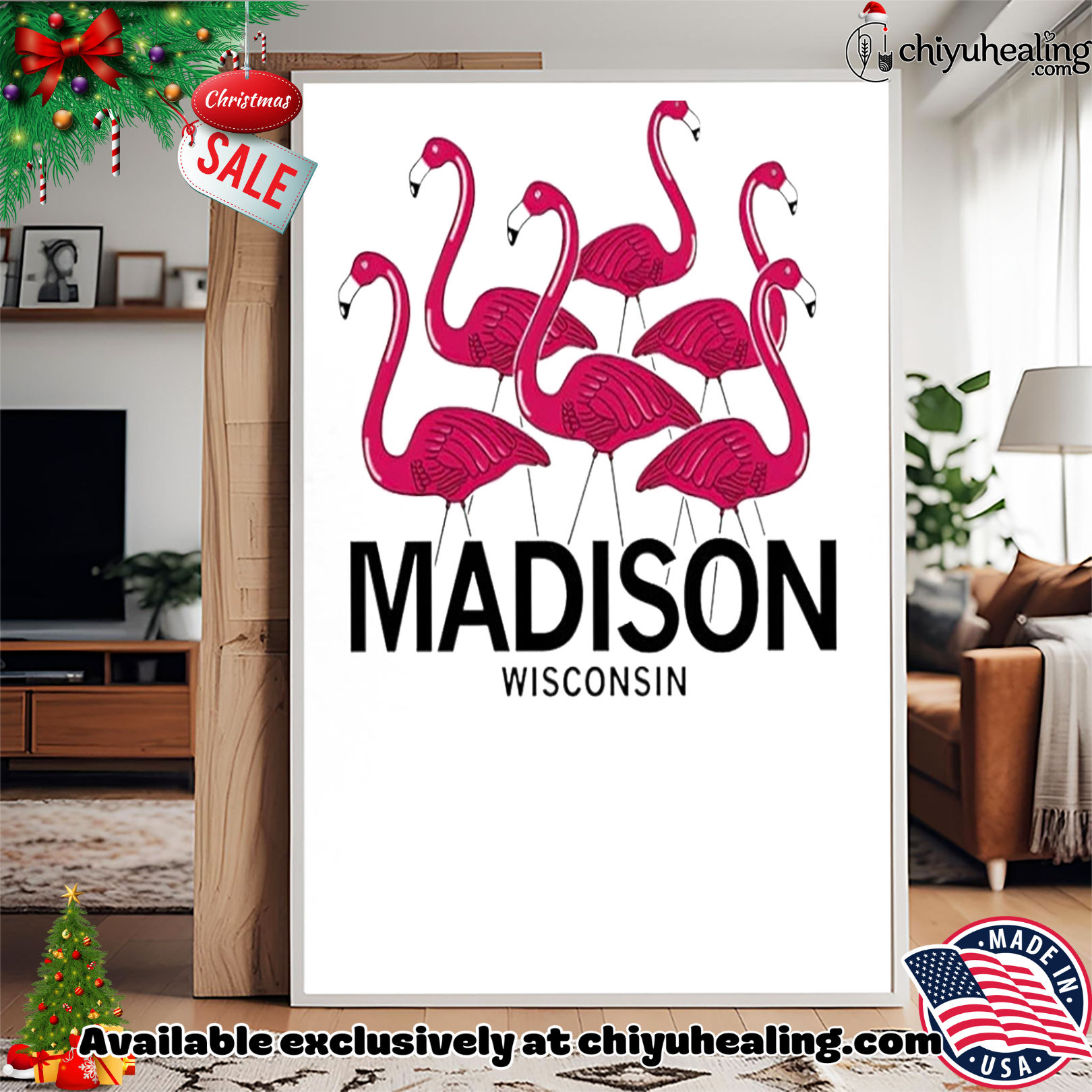 Madison Wisconsin loves pink flamingos shirt, Hoodie, Sweatshirt, Poster Canvas, Mug, Ornaments Madison Wisconsin loves pink flamingos shirt, Hoodie, Sweatshirt, Poster Canvas, Mug, Ornaments