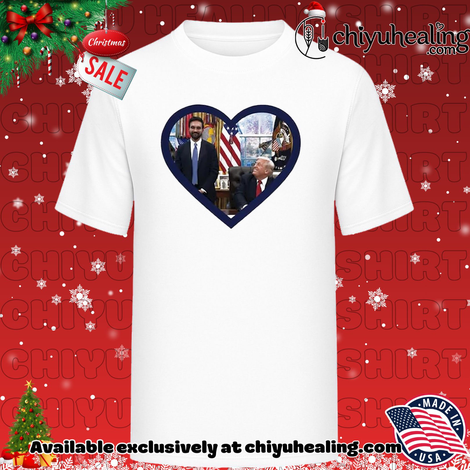 Mamdani Trump Love Heart shirt, Hoodie, Sweatshirt, Poster Canvas, Mug, Ornaments