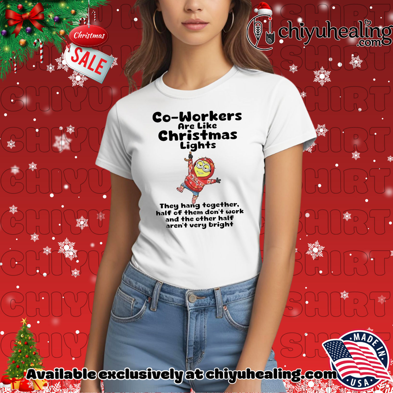 Minion Co-Workers are like Christmas lights shirt, Hoodie, Sweatshirt, Poster Canvas, Mug, Ornaments 7 Minion Co-Workers are like Christmas lights shirt, Hoodie, Sweatshirt, Poster Canvas, Mug, Ornaments