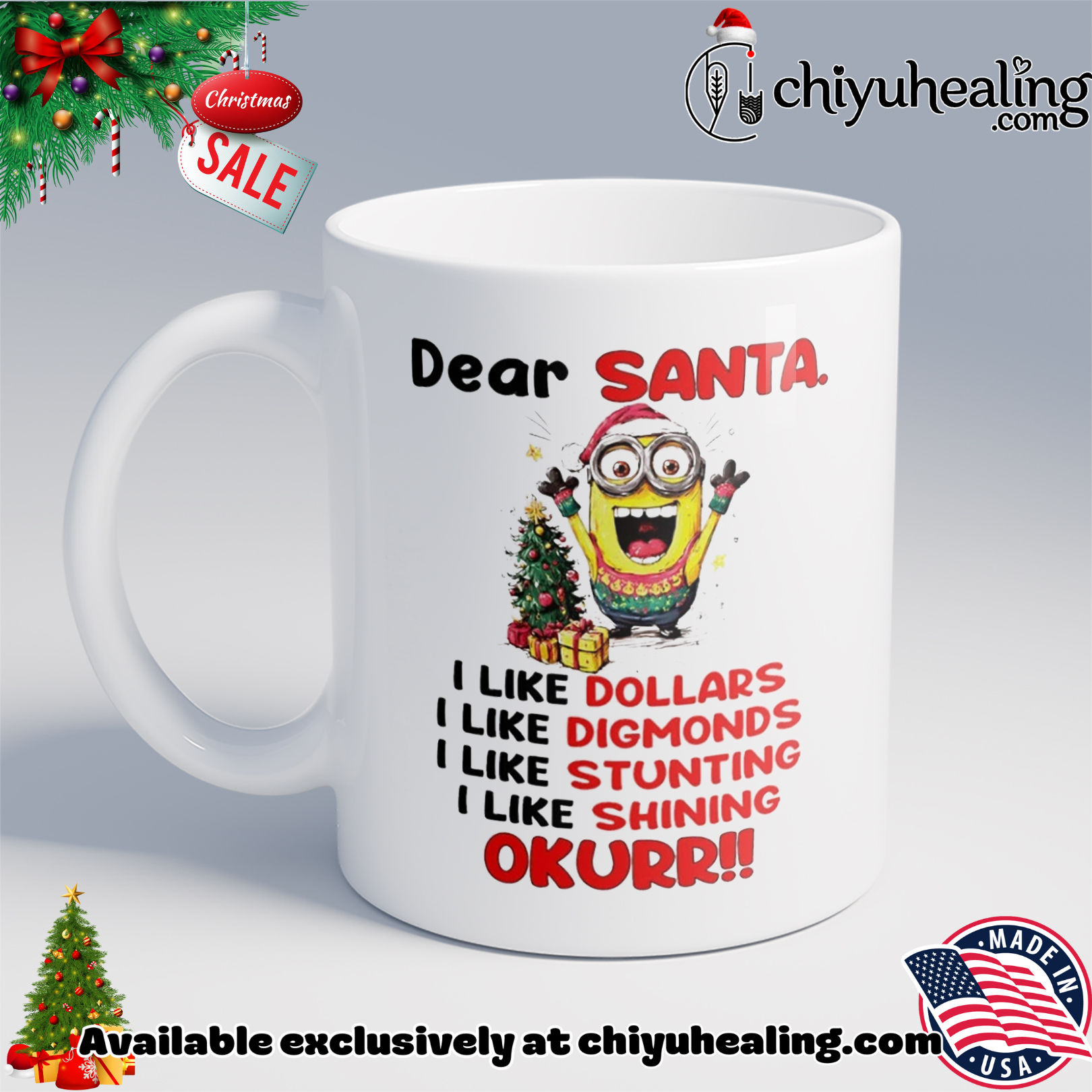 Minion dear Santa I like Dollars Diamonds Stunting Shining Christmas shirt, Hoodie, Sweatshirt, Poster Canvas, Mug, Ornaments 6 Minion dear Santa I like Dollars Diamonds Stunting Shining Christmas shirt, Hoodie, Sweatshirt, Poster Canvas, Mug, Ornaments