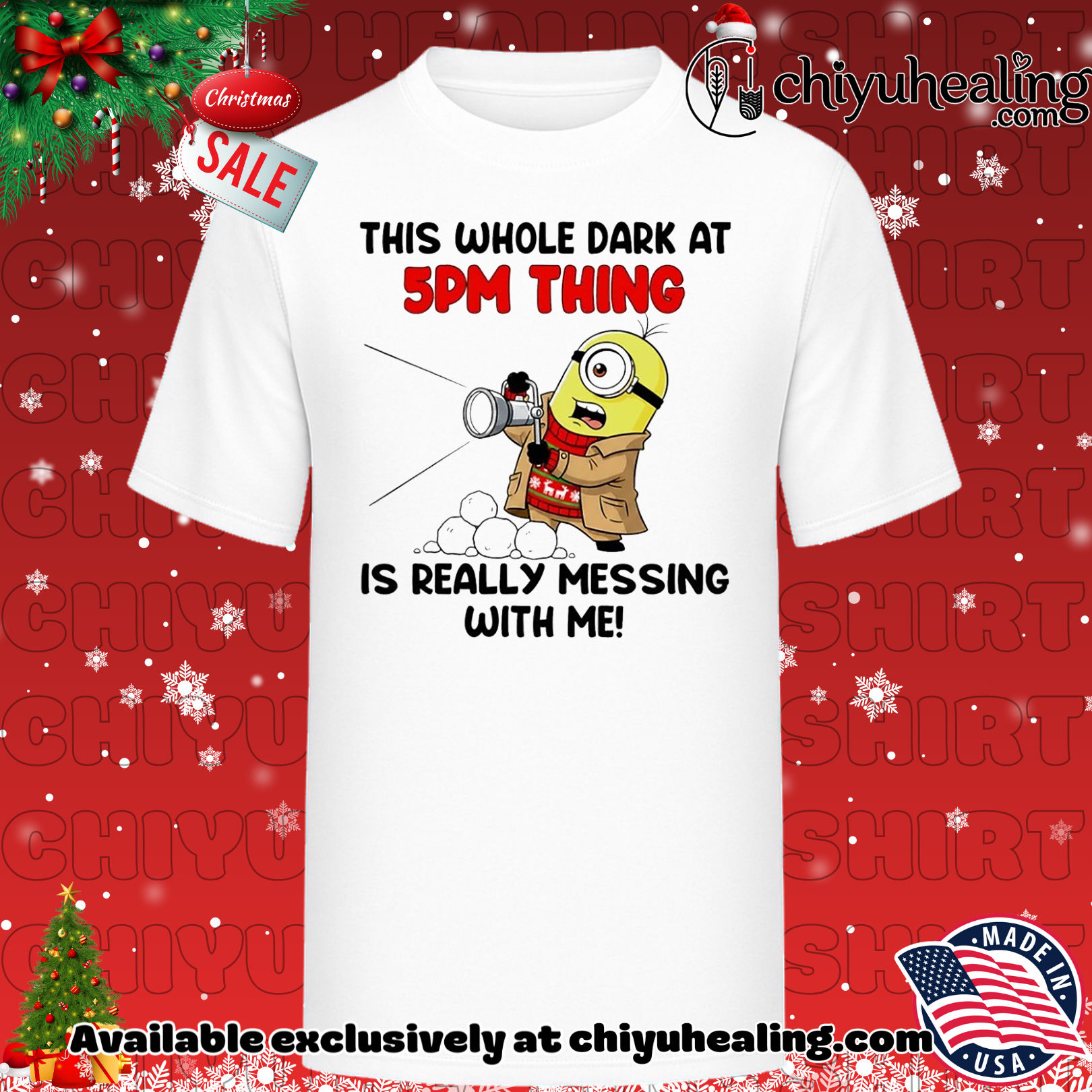 Minion this whole dark at 5pm thing is really messing with me shirt, Hoodie, Sweatshirt, Poster Canvas, Mug, Ornaments