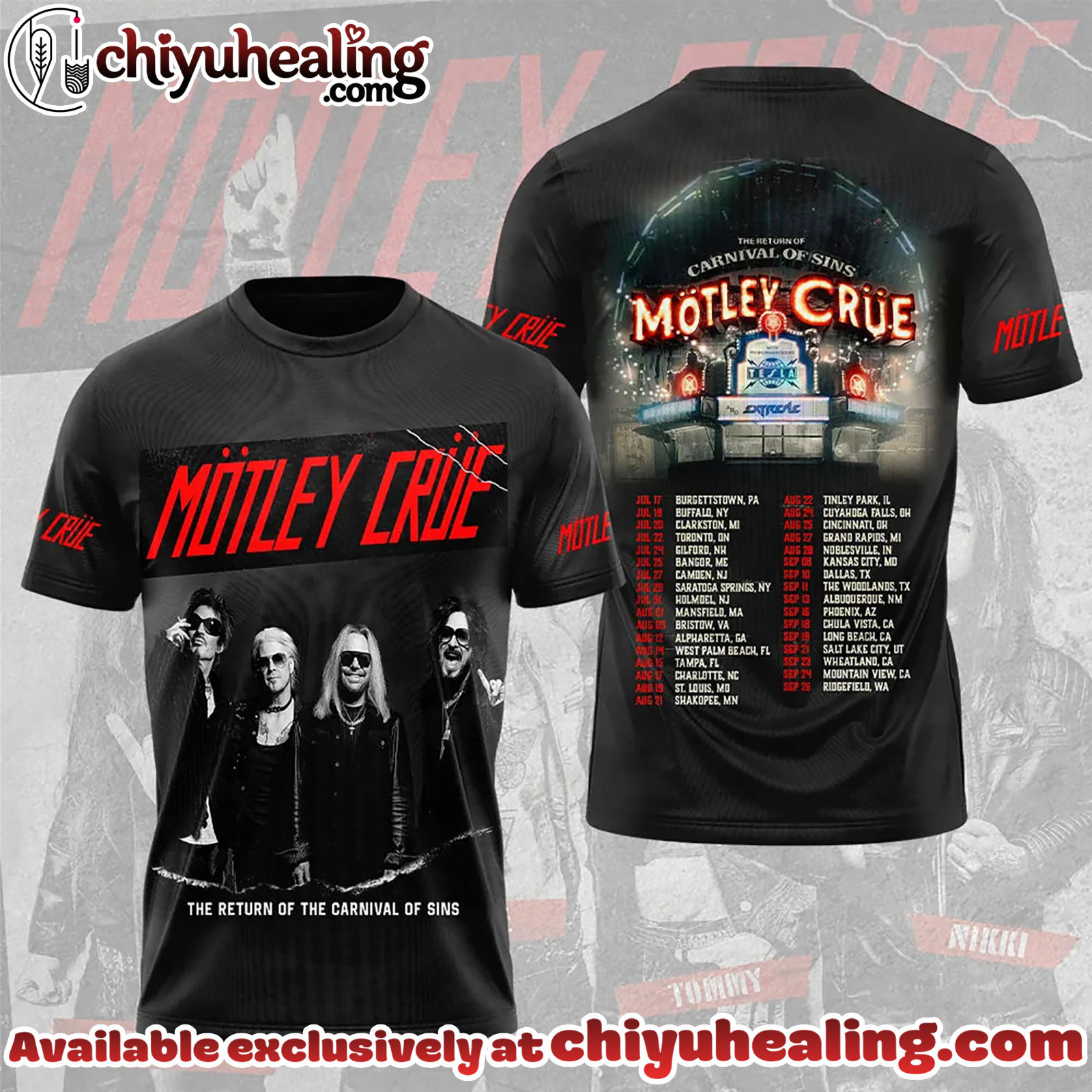 Motley Crue tour 2026 Shirt, Hoodie, Sweatshirt - Ver 4