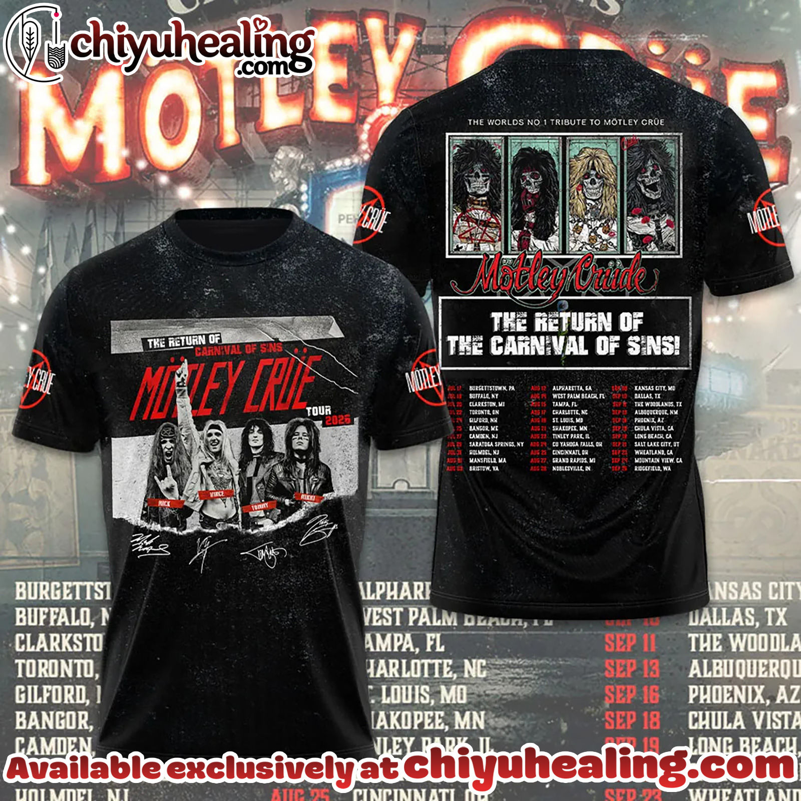 Motley Crue tour 2026 Shirt, Hoodie, Sweatshirt - Ver 6