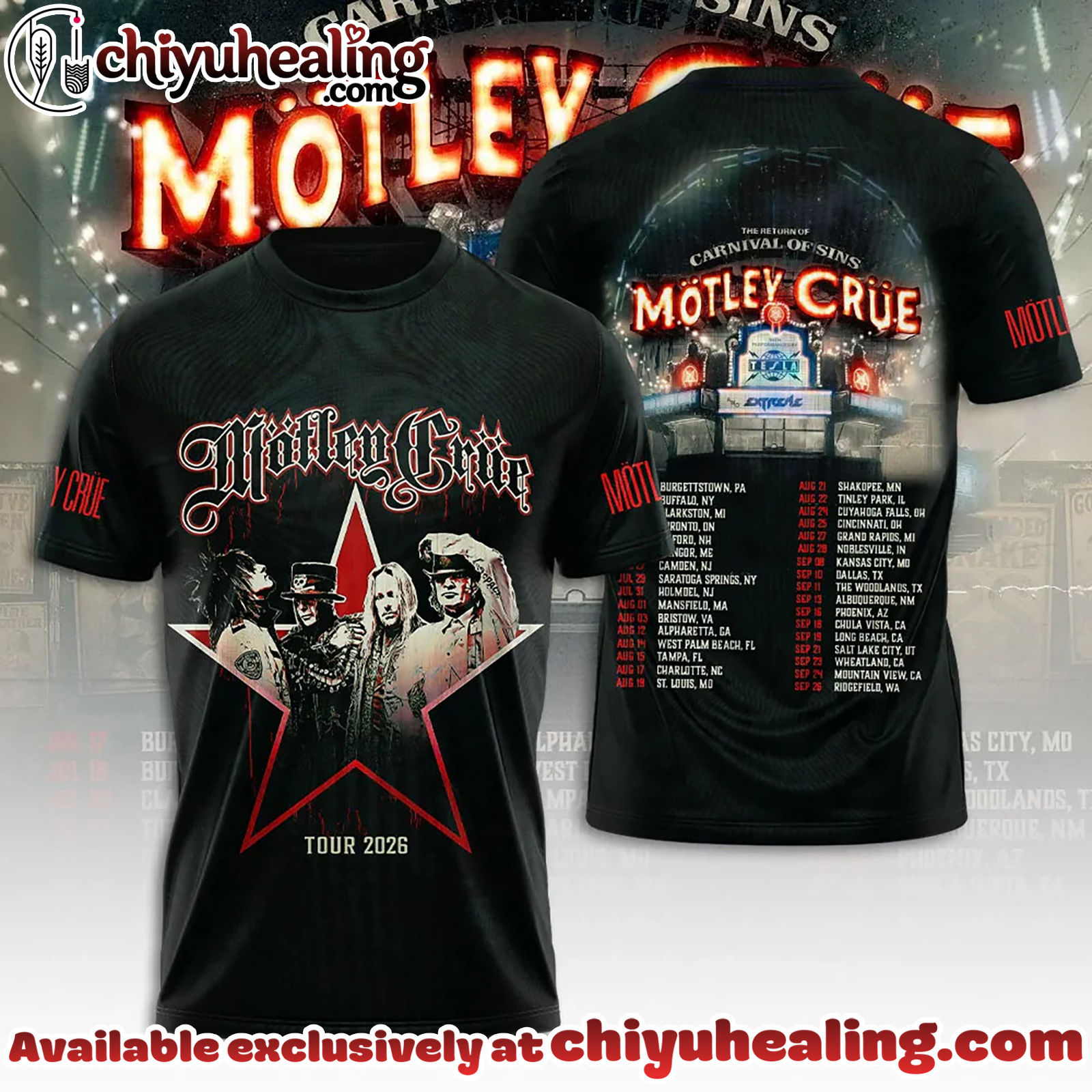 Motley Crue tour 2026 Shirt, Hoodie, Sweatshirt