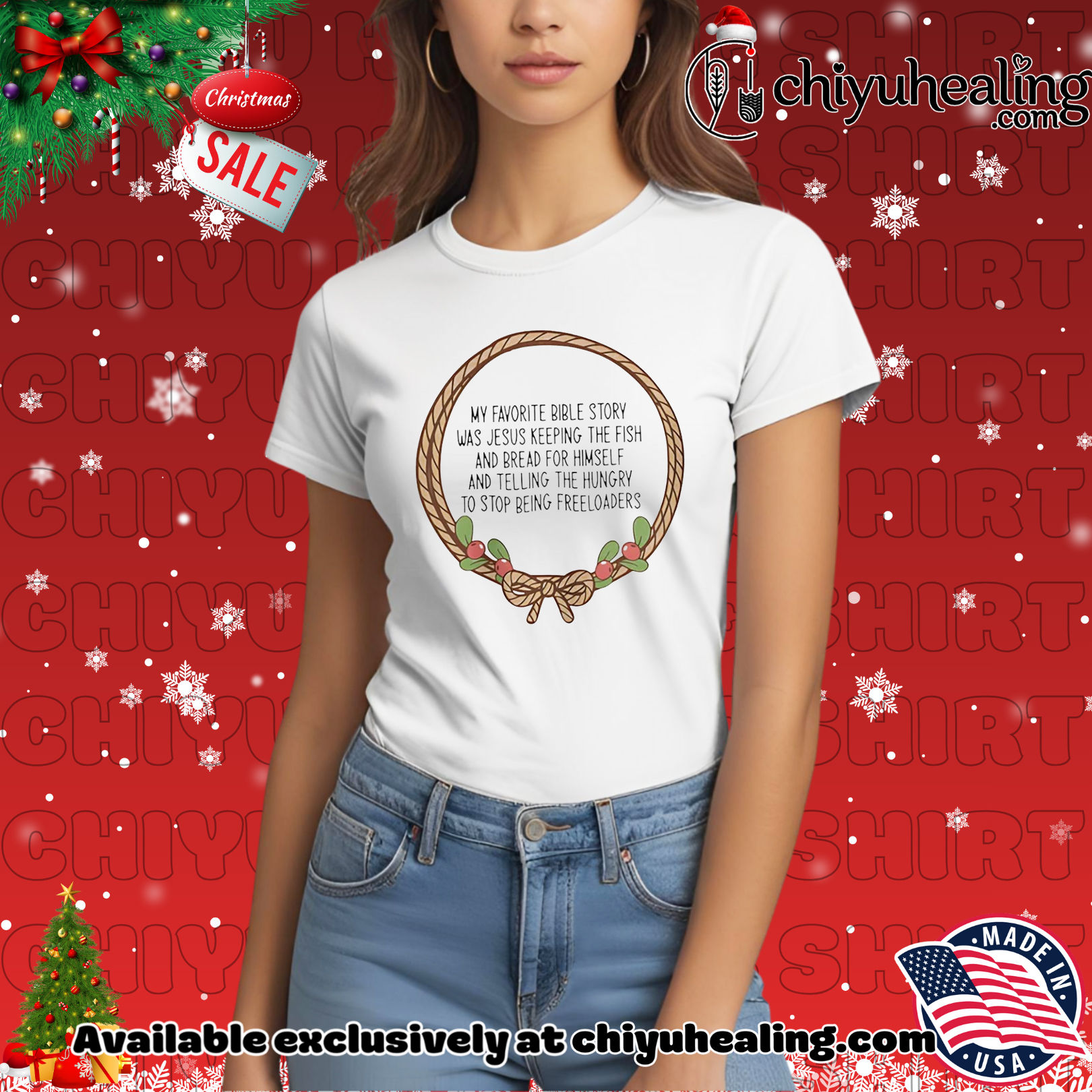 My favorite Bible Story was Jesus keeping the fish and bread of himself shirt, Hoodie, Sweatshirt, Poster Canvas, Mug, Ornaments 7 My favorite Bible Story was Jesus keeping the fish and bread of himself shirt, Hoodie, Sweatshirt, Poster Canvas, Mug, Ornaments