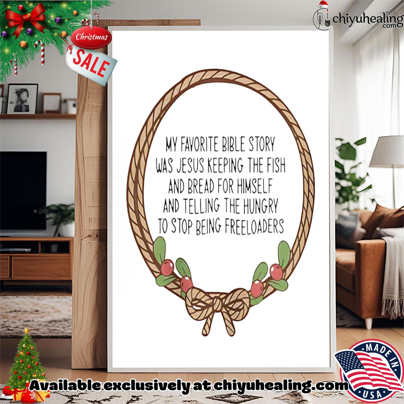 My favorite Bible Story was Jesus keeping the fish and bread of himself shirt, Hoodie, Sweatshirt, Poster Canvas, Mug, Ornaments My favorite Bible Story was Jesus keeping the fish and bread of himself shirt, Hoodie, Sweatshirt, Poster Canvas, Mug, Ornaments