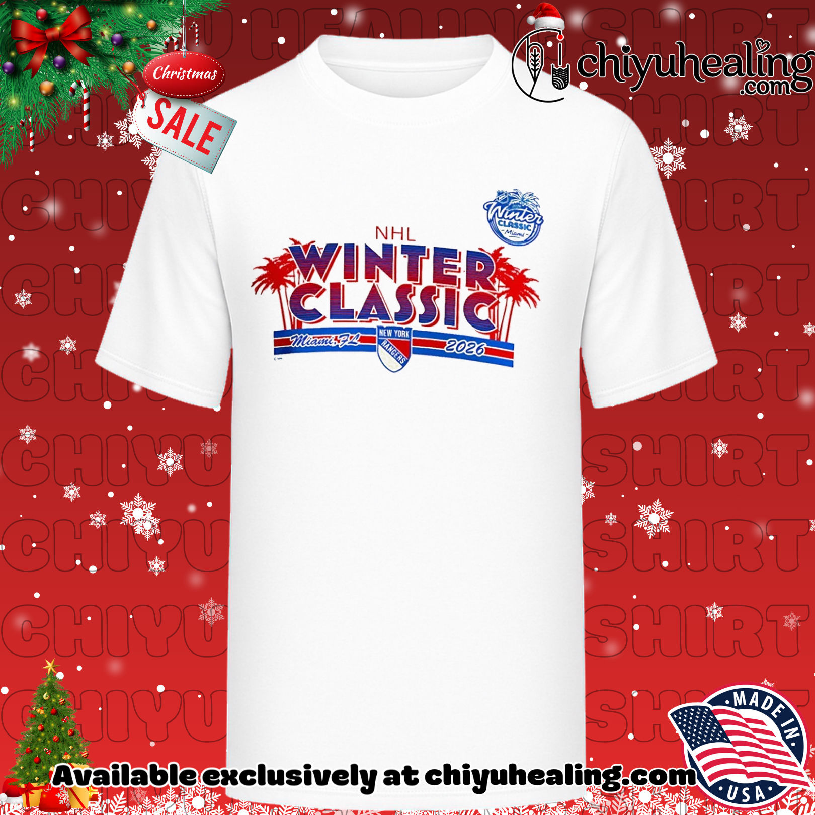 New York Rangers 2026 NHL Winter Classic shirt, Hoodie, Sweatshirt, Poster Canvas, Mug, Ornaments