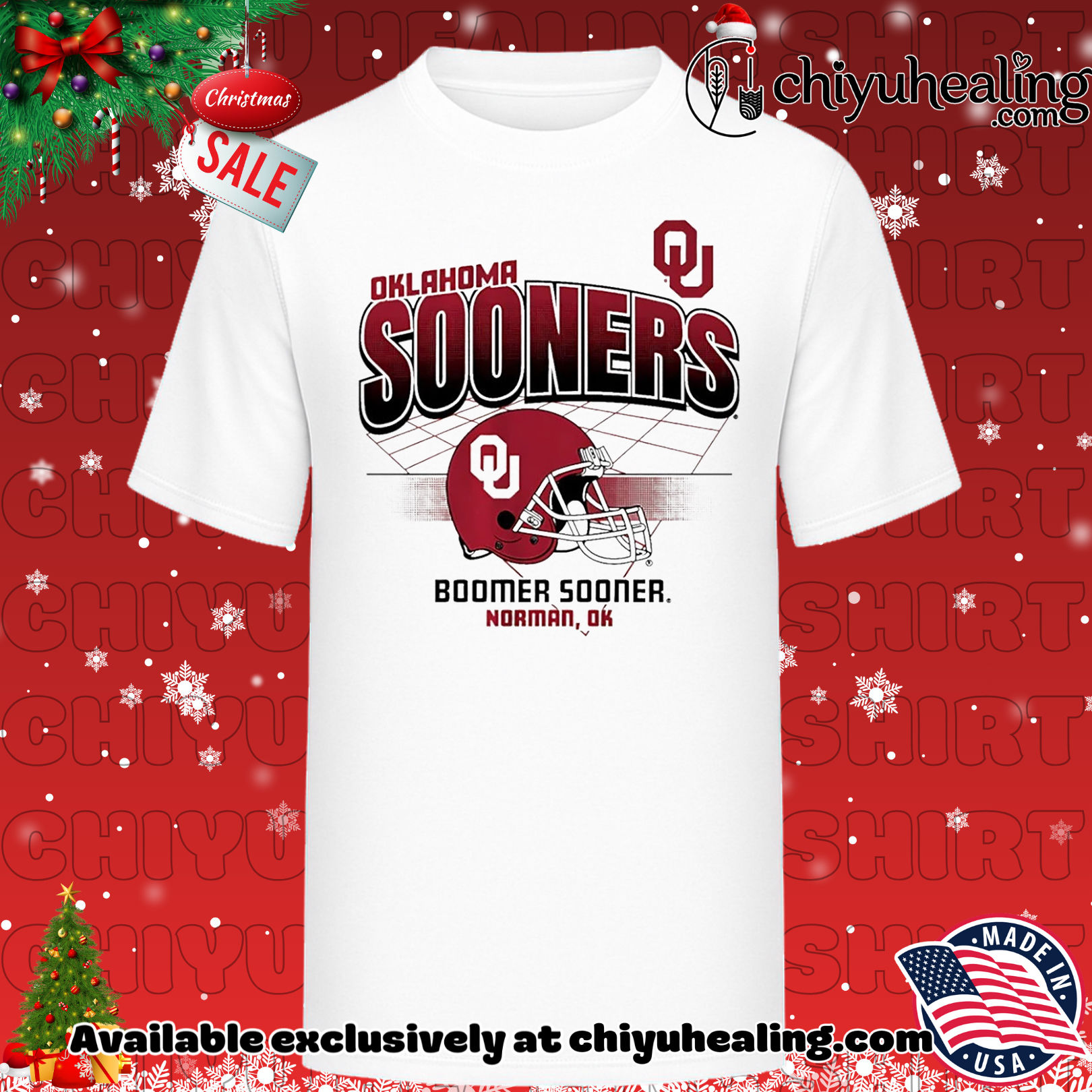 Oklahoma Sooners football Boomer Sooner helmet grid shirt, Hoodie, Sweatshirt, Poster Canvas, Mug, Ornaments