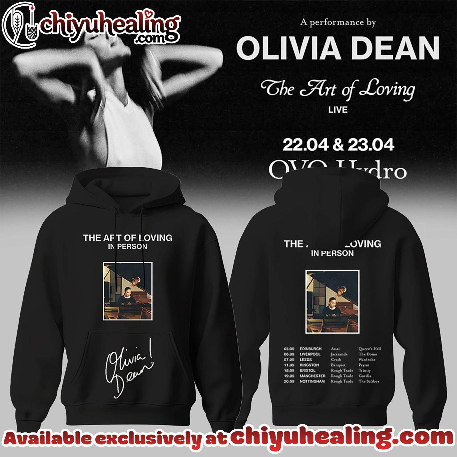 Olivia Dean - The Art of Loving Tour Hoodie - Ver 4