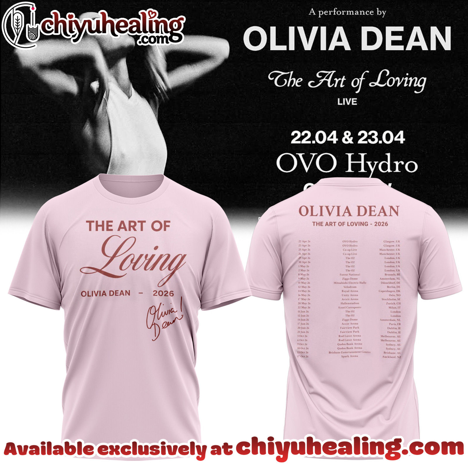 Olivia Dean - The Art of Loving Tour Shirt, Hoodie, Sweatshirt - Ver 3
