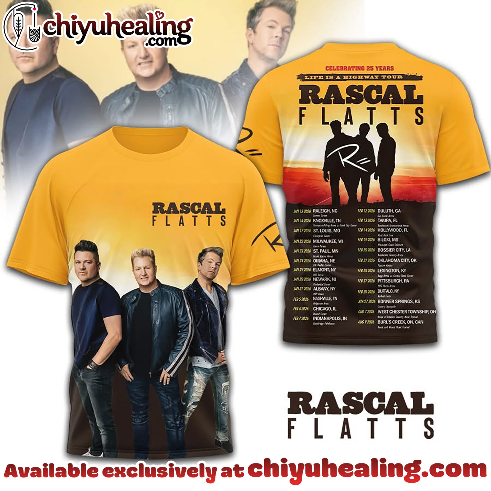 Rascal Flatts fans will love this Shirt, Hoodie, Sweatshirt