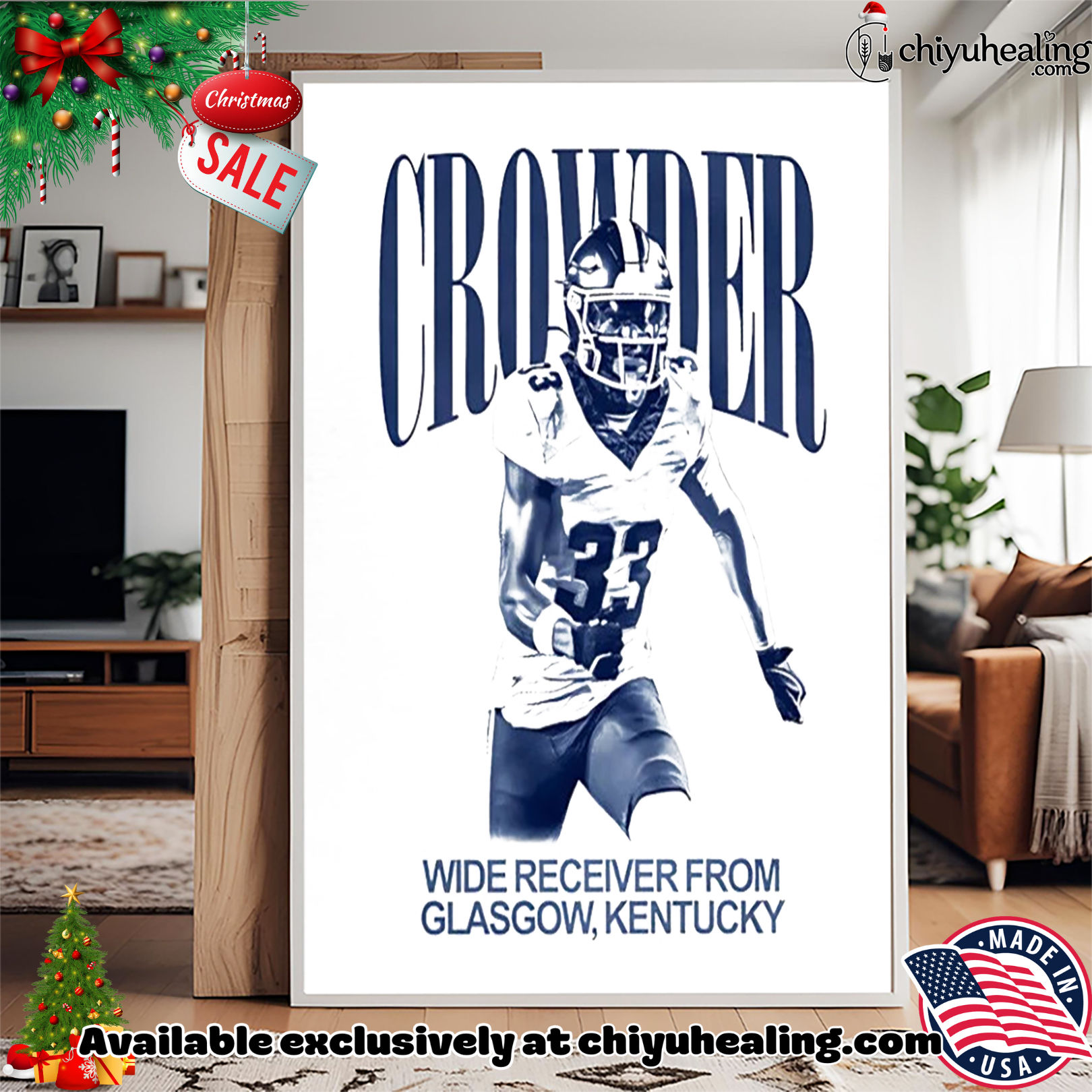 Rico Crowder Kentucky Wildcats Wide Receiver from Glasgow shirt, Hoodie, Sweatshirt, Poster Canvas, Mug, Ornaments Rico Crowder Kentucky Wildcats Wide Receiver from Glasgow shirt, Hoodie, Sweatshirt, Poster Canvas, Mug, Ornaments