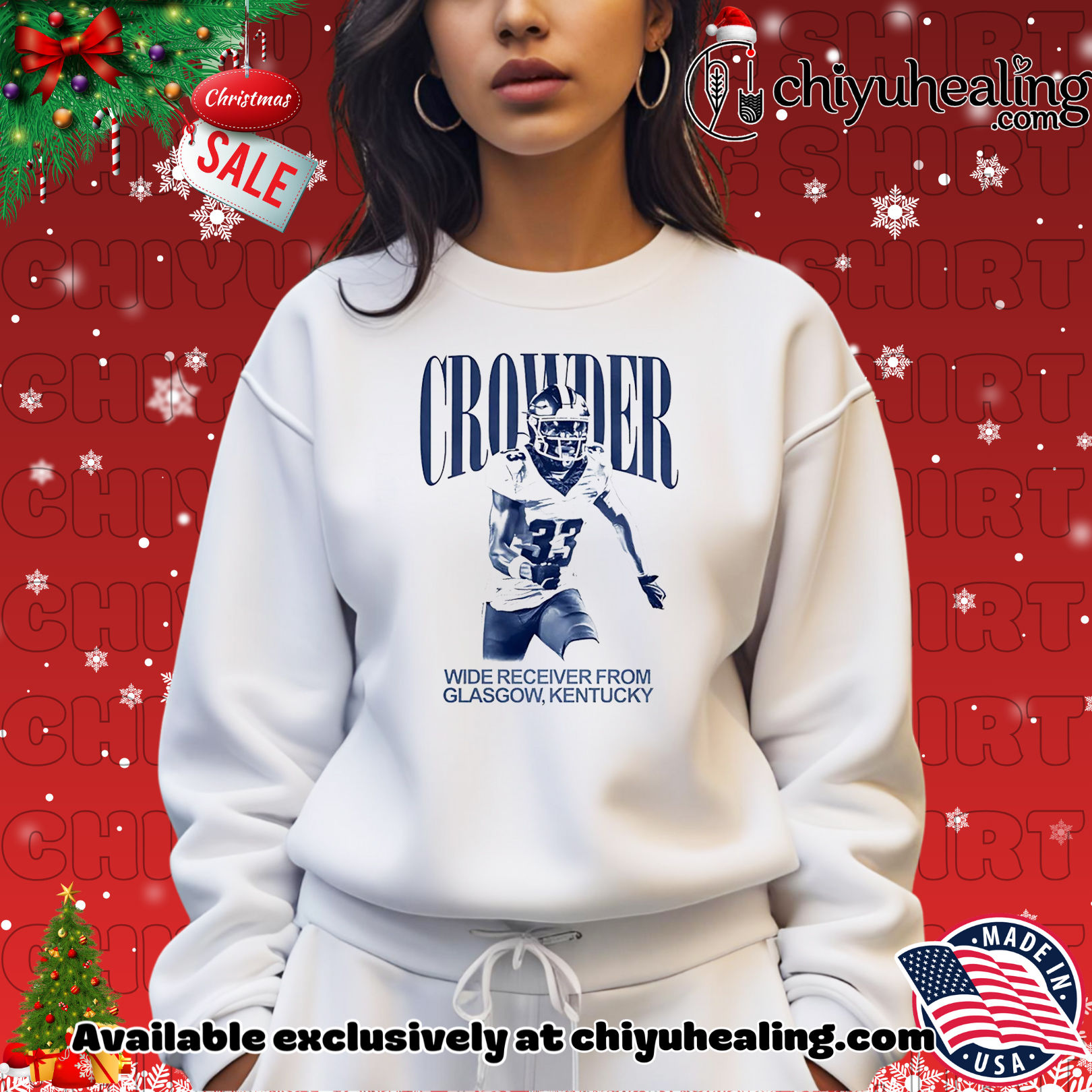 Rico Crowder Kentucky Wildcats Wide Receiver from Glasgow shirt, Hoodie, Sweatshirt, Poster Canvas, Mug, Ornaments Rico Crowder Kentucky Wildcats Wide Receiver from Glasgow shirt, Hoodie, Sweatshirt, Poster Canvas, Mug, Ornaments