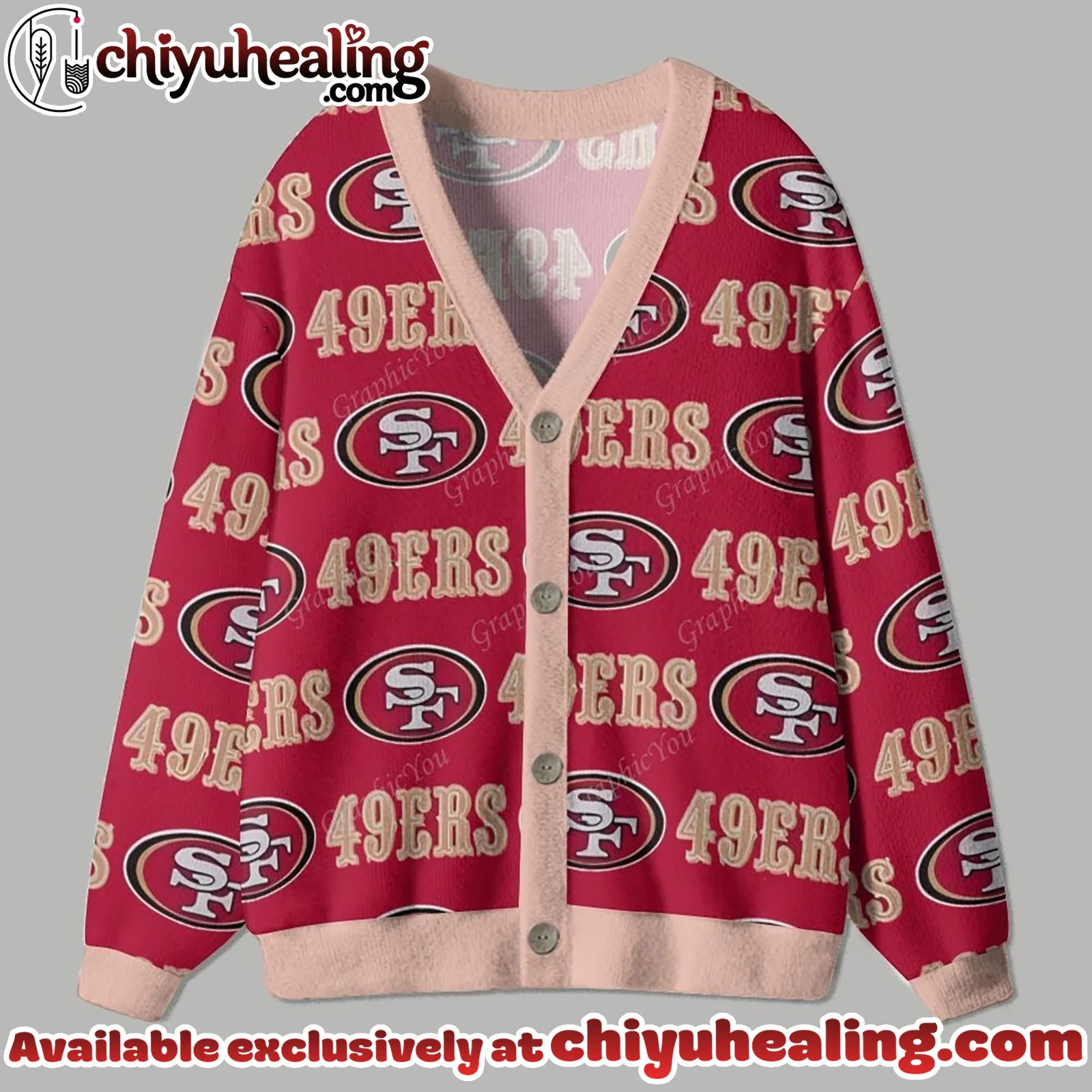 San Francisco 49ers Cardigan Christmas Sweater, Ugly Sweatshirt, Shirt, Hoodie, All Team NFL - Ver 2