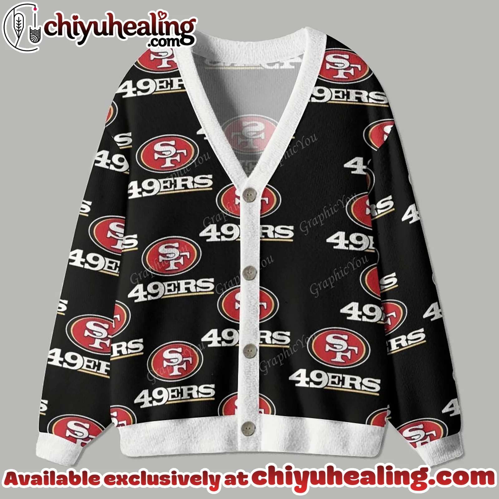 San Francisco 49ers Cardigan Christmas Sweater, Ugly Sweatshirt, Shirt, Hoodie, All Team NFL