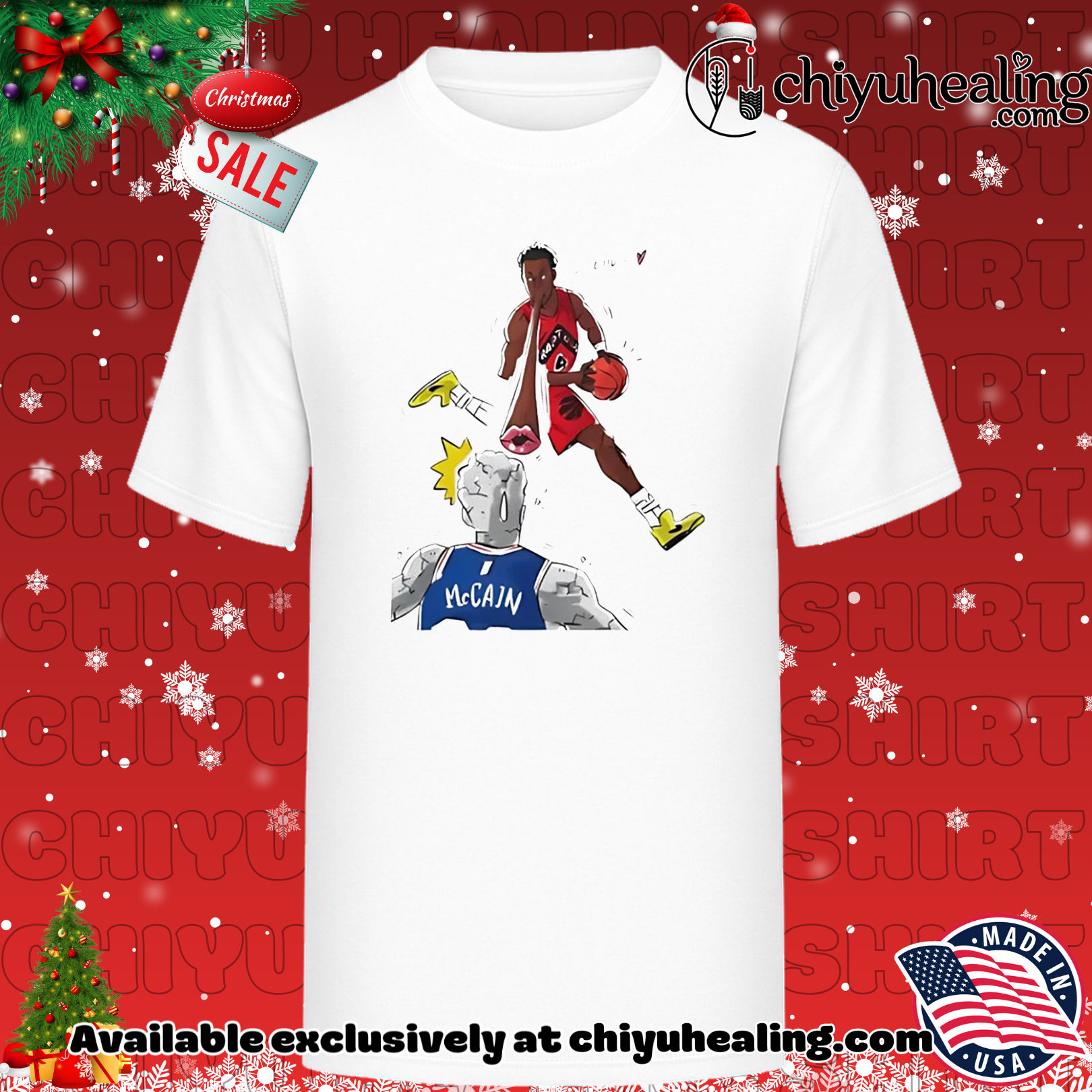 Scottie Barnes Blew A Kiss At Jared McCain paint shirt, Hoodie, Sweatshirt, Poster Canvas, Mug, Ornaments