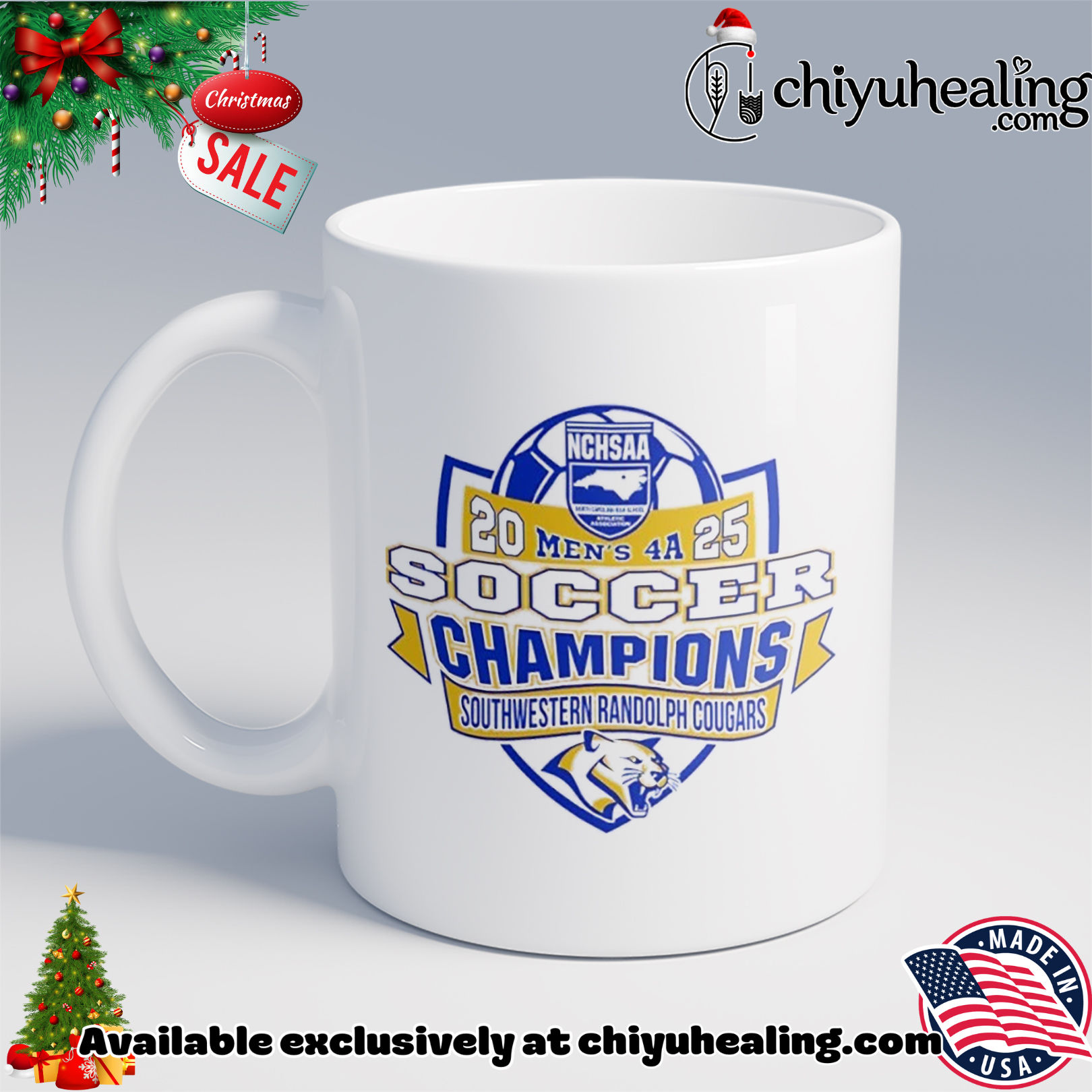 Southwestern Randolph Cougars 2025 NCHSAA Soccer Division 4A Champions Christmas ornament, Hoodie, Sweatshirt, Poster Canvas, Mug, Ornaments 6 Southwestern Randolph Cougars 2025 NCHSAA Soccer Division 4A Champions Christmas ornament, Hoodie, Sweatshirt, Poster Canvas, Mug, Ornaments