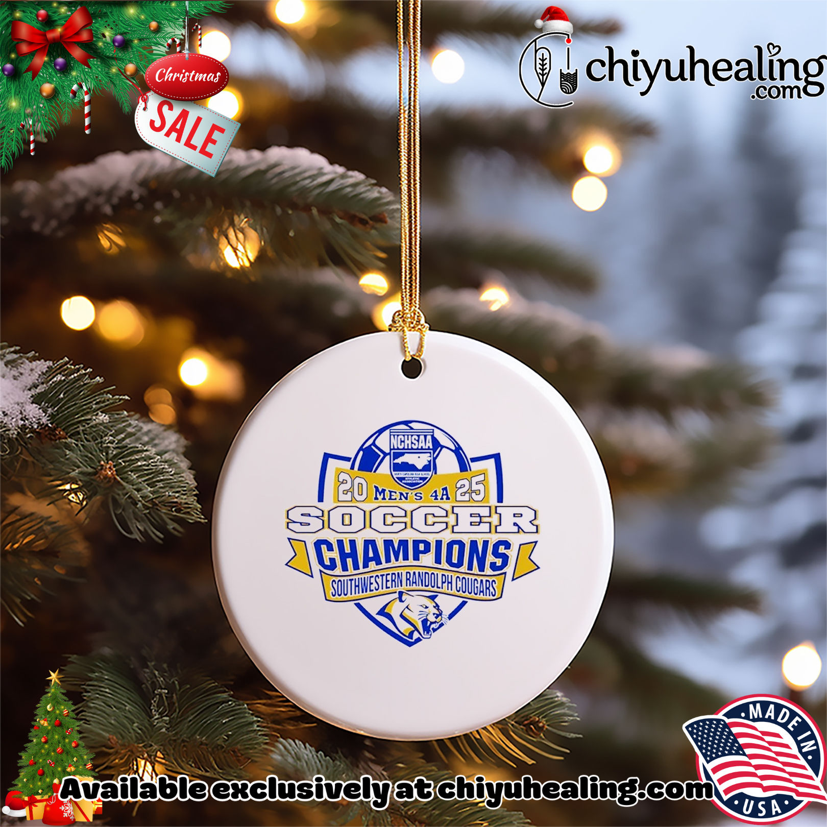 Southwestern Randolph Cougars 2025 NCHSAA Soccer Division 4A Champions Christmas ornament, Hoodie, Sweatshirt, Poster Canvas, Mug, Ornaments 5 Southwestern Randolph Cougars 2025 NCHSAA Soccer Division 4A Champions Christmas ornament, Hoodie, Sweatshirt, Poster Canvas, Mug, Ornaments