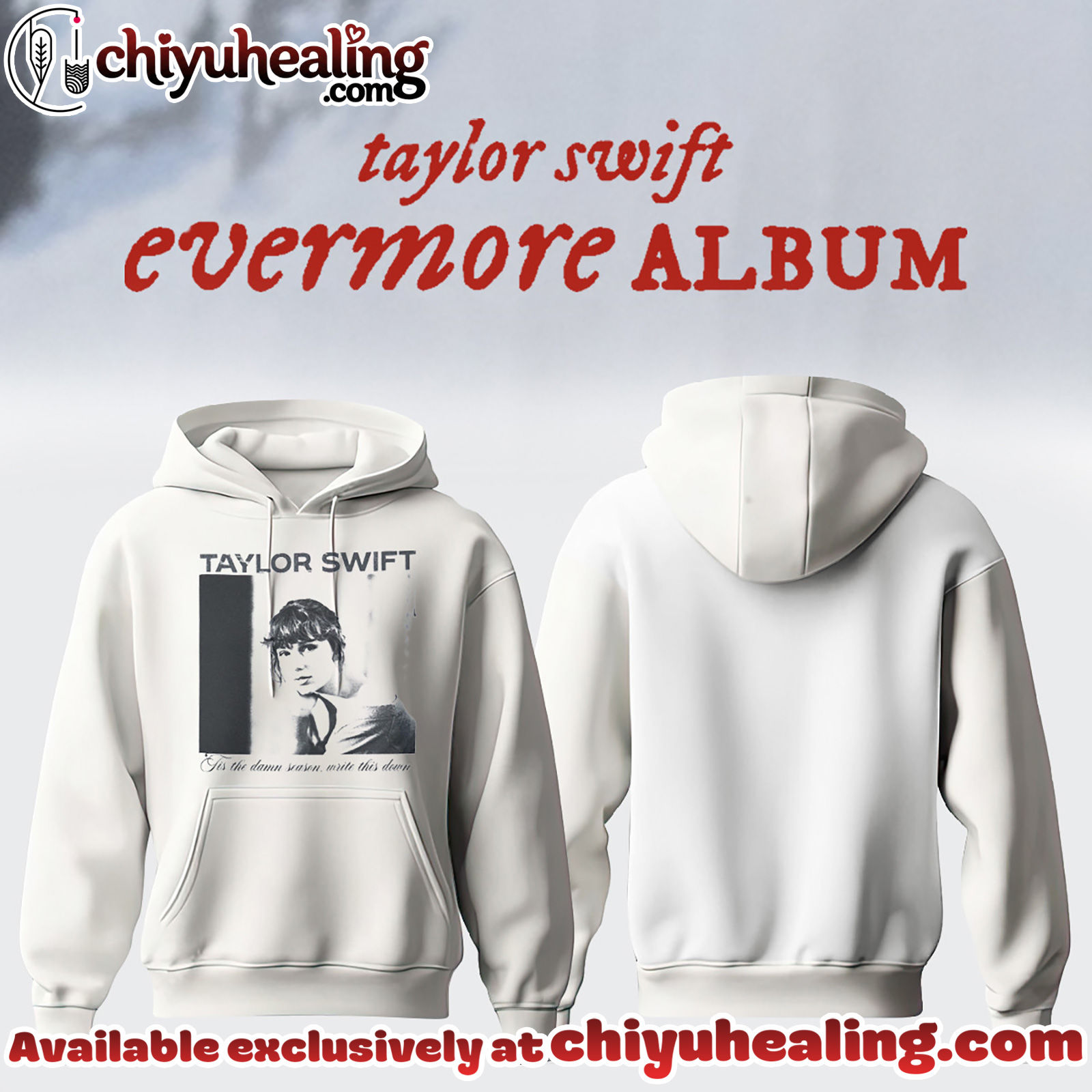 Taylor Swift Evermore Album Vintage Hoodie - 2026 Christmas Collection - Ver 2