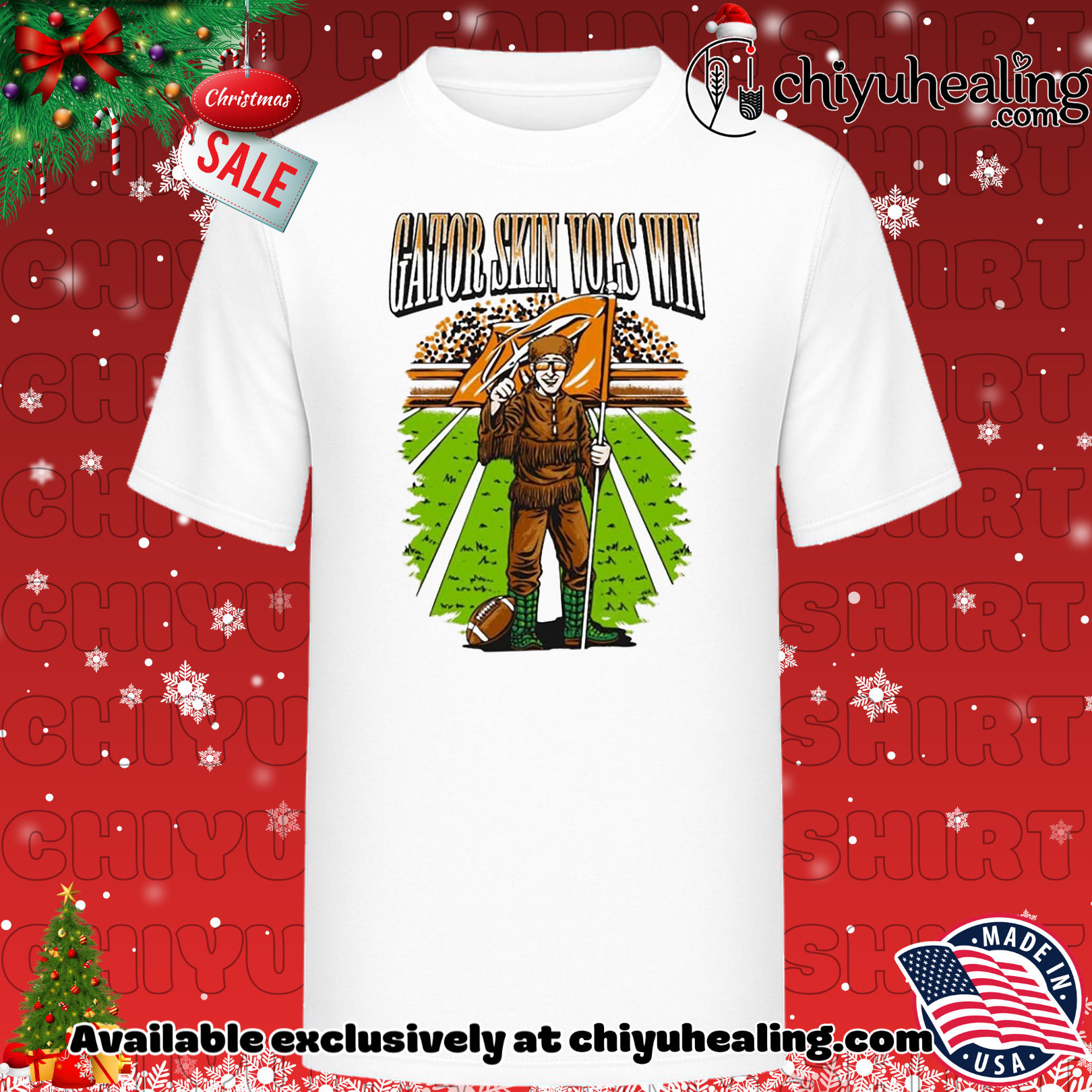 Tennessee Volunteers Gator Skin Vols Win shirt, Hoodie, Sweatshirt, Poster Canvas, Mug, Ornaments