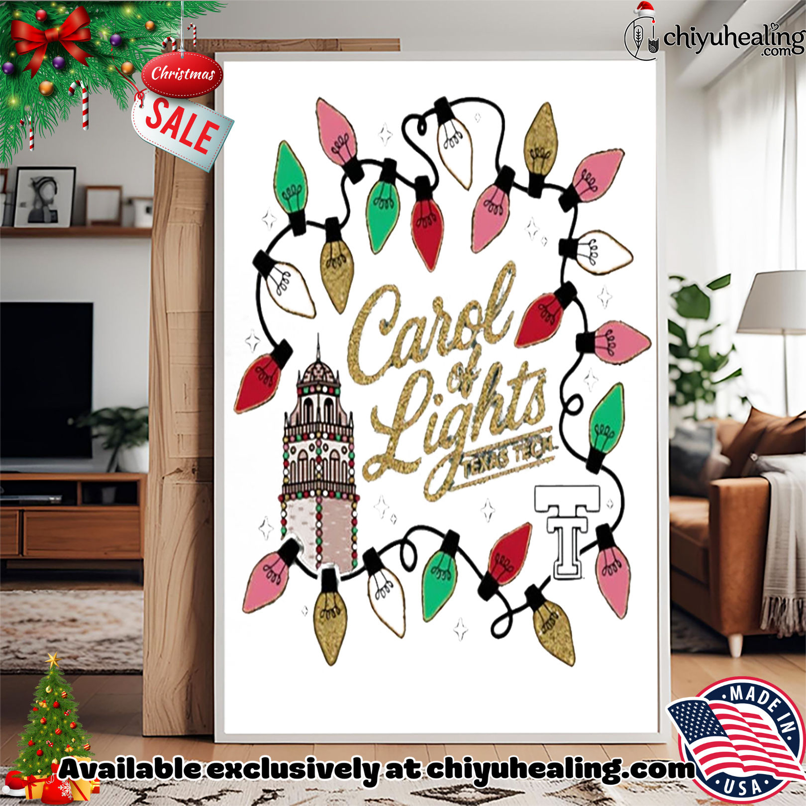 Texas Tech Red Raiders Carol of Lights 2025 Christmas shirt, Hoodie, Sweatshirt, Poster Canvas, Mug, Ornaments Texas Tech Red Raiders Carol of Lights 2025 Christmas shirt, Hoodie, Sweatshirt, Poster Canvas, Mug, Ornaments