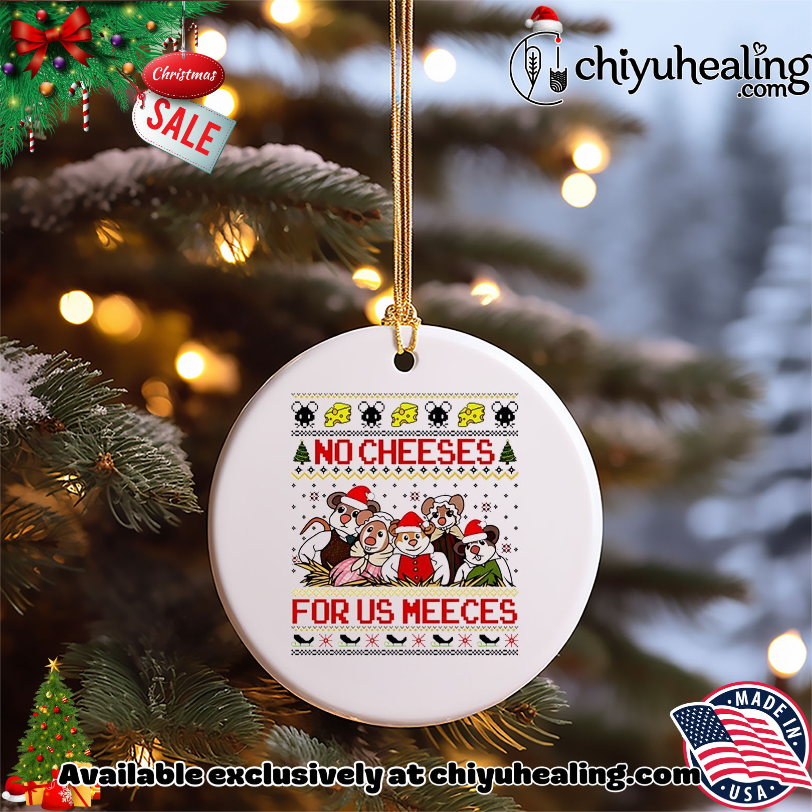 The Muppets Christmas Carol No Cheeses Christmas Christmas ornament, Hoodie, Sweatshirt, Poster Canvas, Mug, Ornaments 5 The Muppets Christmas Carol No Cheeses Christmas Christmas ornament, Hoodie, Sweatshirt, Poster Canvas, Mug, Ornaments