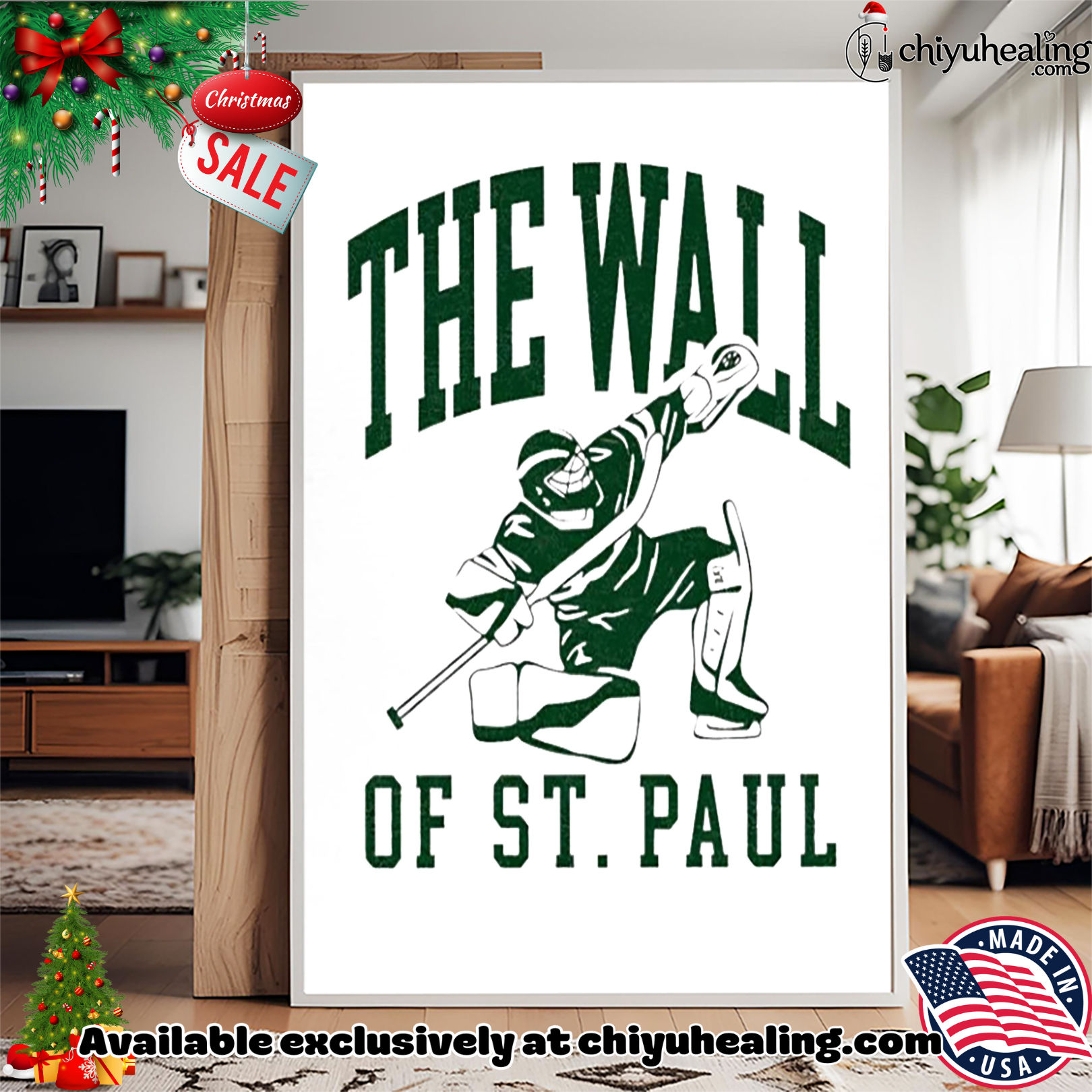 The Wall of St Paul hockey shirt, Hoodie, Sweatshirt, Poster Canvas, Mug, Ornaments The Wall of St Paul hockey shirt, Hoodie, Sweatshirt, Poster Canvas, Mug, Ornaments
