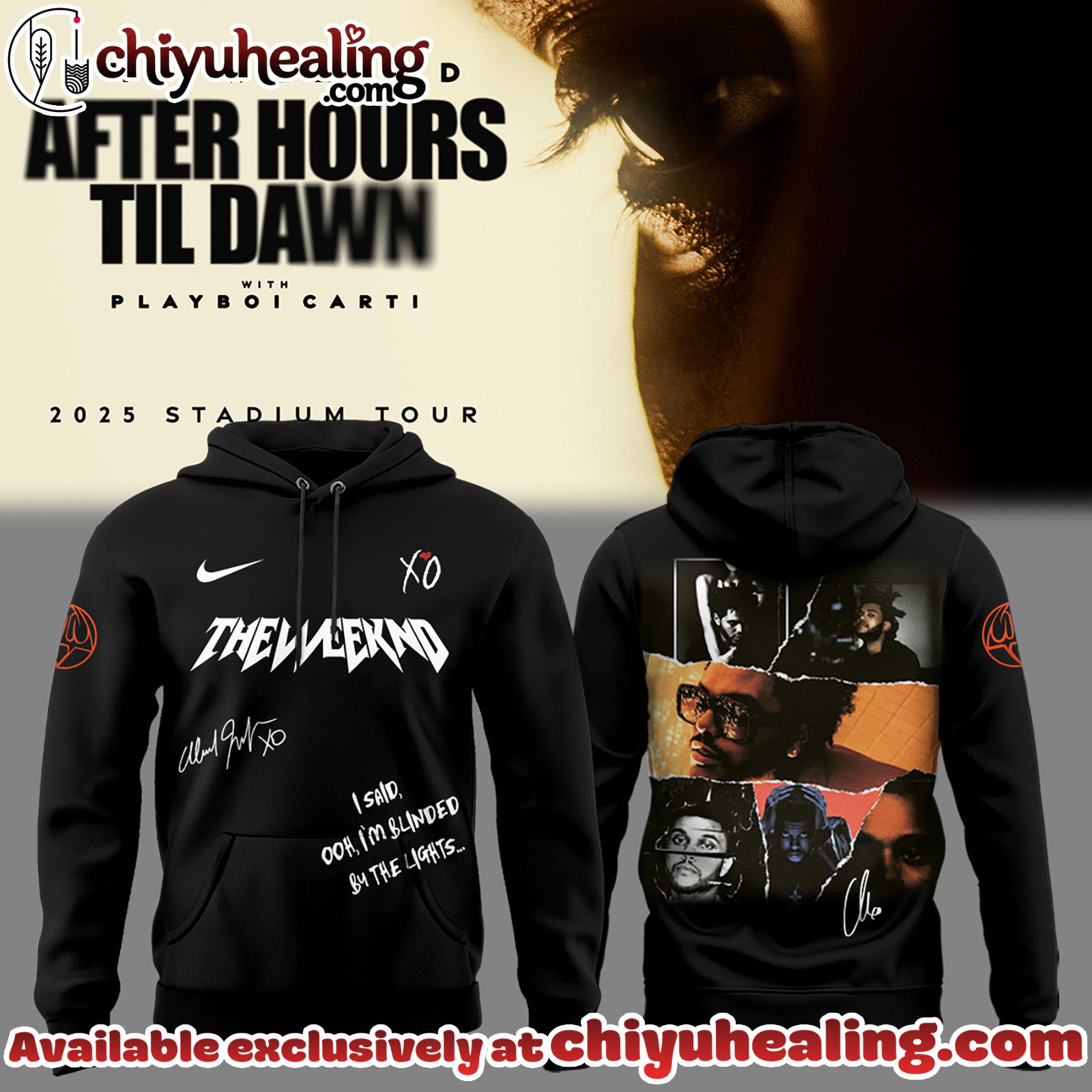 The Weeknd After Hours Till Dawn Tour Hoodie - Ver 3