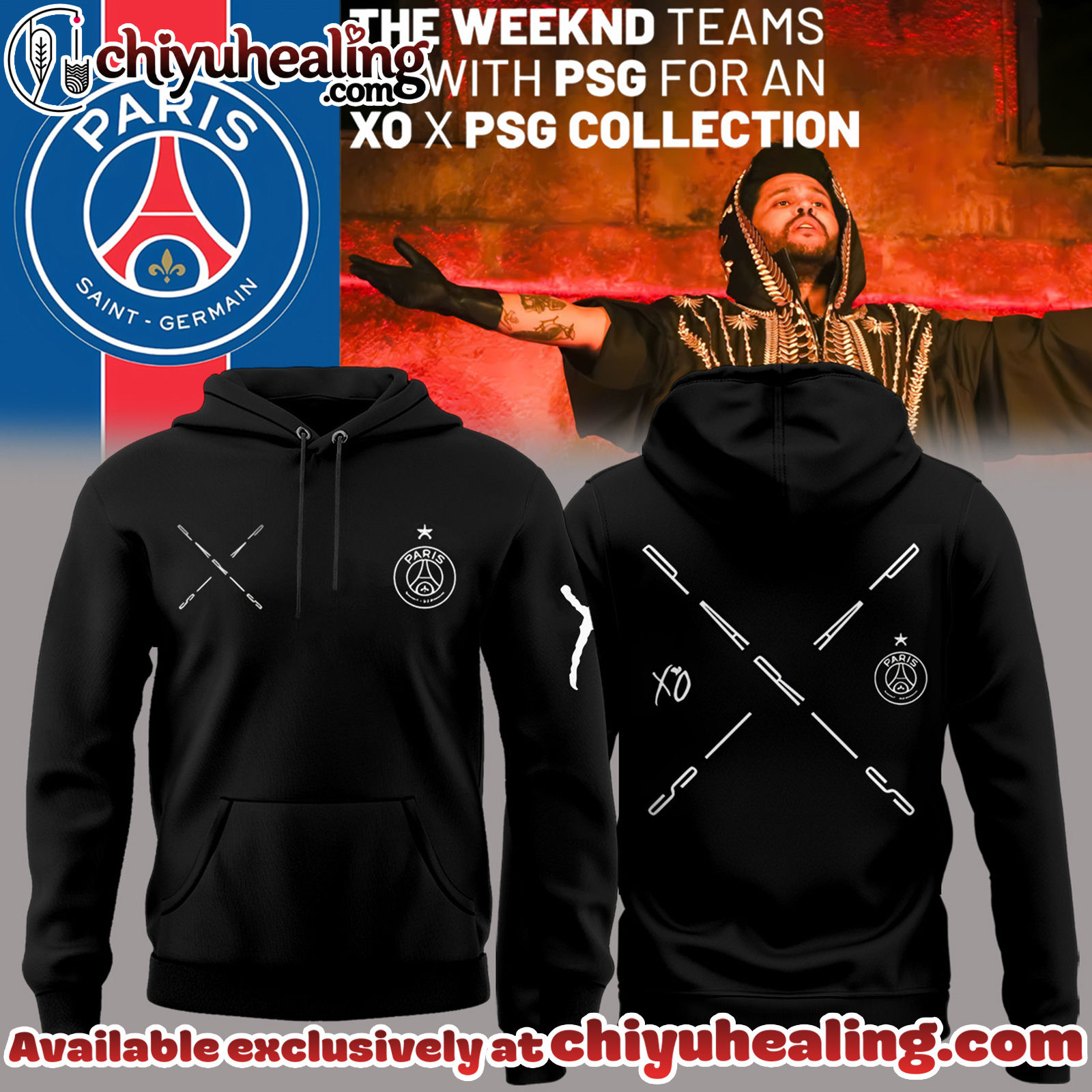 The Weeknd PSG X XO STADIUM Hoodie