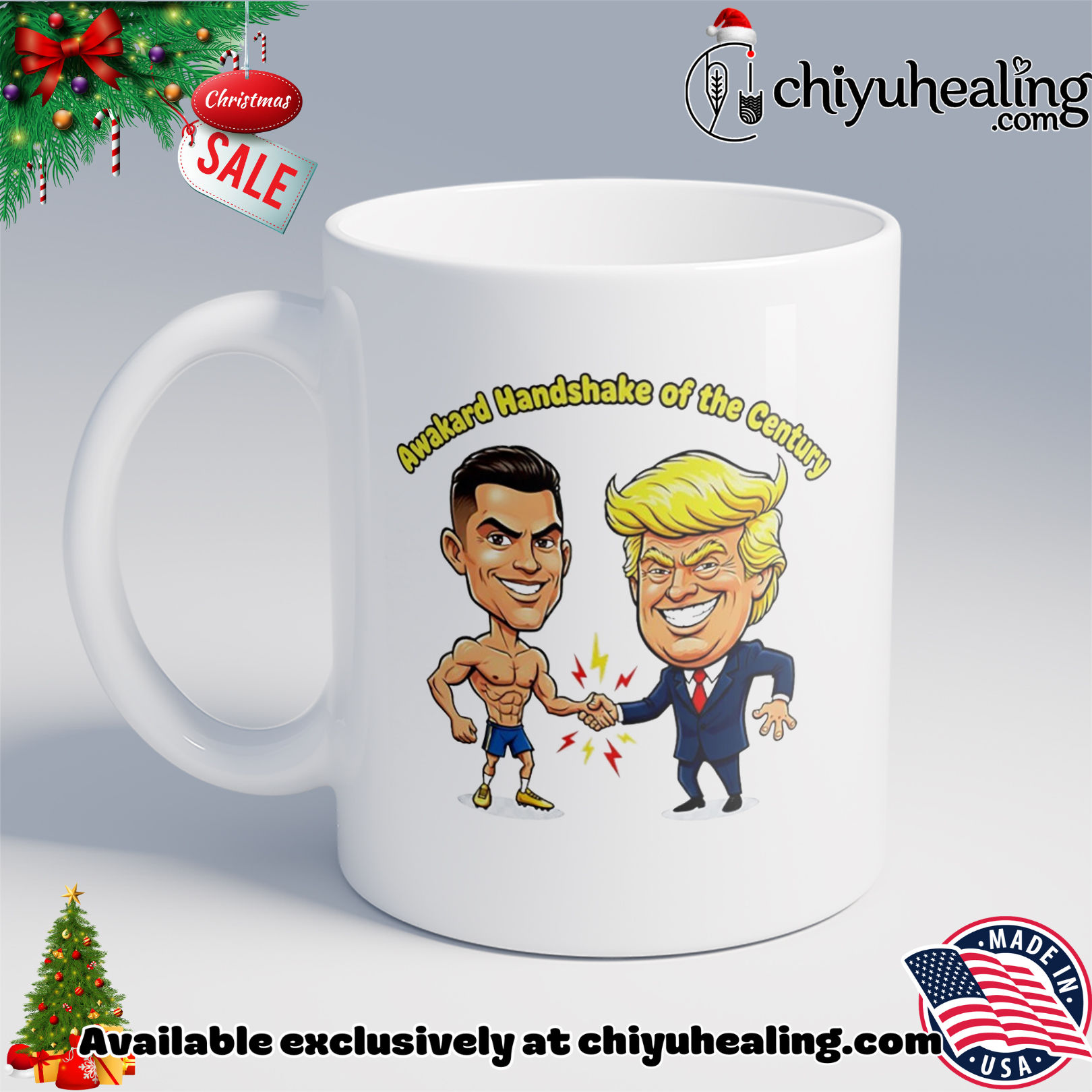 Trump and Ronaldo Awkward Handshake of the Century shirt, Hoodie, Sweatshirt, Poster Canvas, Mug, Ornaments 6 Trump and Ronaldo Awkward Handshake of the Century shirt, Hoodie, Sweatshirt, Poster Canvas, Mug, Ornaments