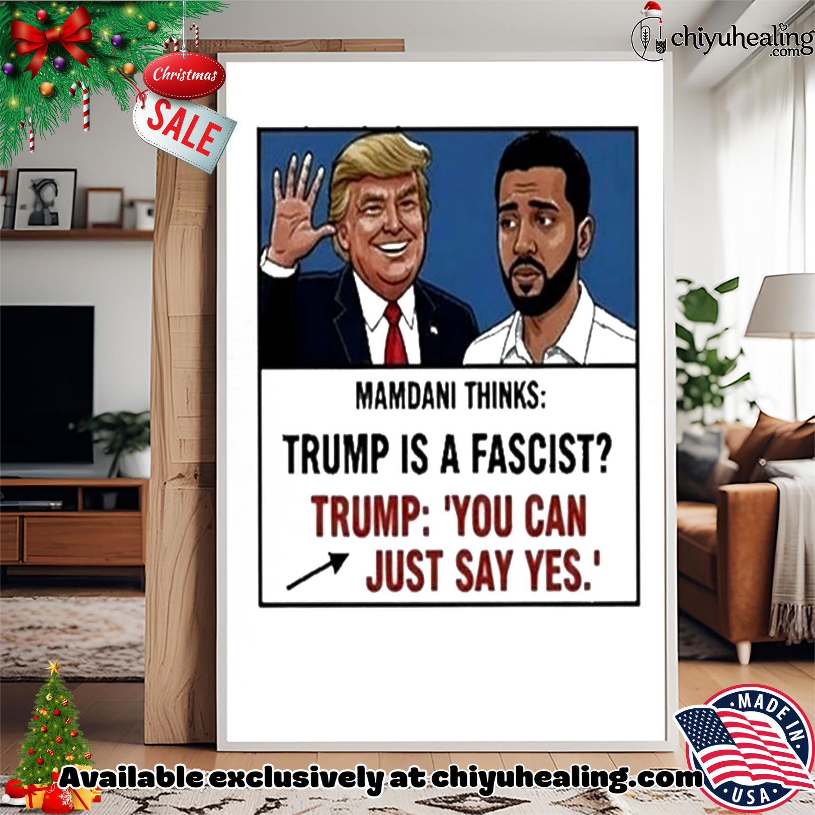 Trump And Zohran Mamdani Thinks You Can Just Say Yes shirt, Hoodie, Sweatshirt, Poster Canvas, Mug, Ornaments Trump And Zohran Mamdani Thinks You Can Just Say Yes shirt, Hoodie, Sweatshirt, Poster Canvas, Mug, Ornaments