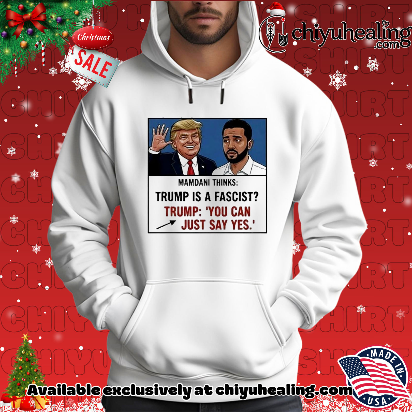 Trump And Zohran Mamdani Thinks You Can Just Say Yes shirt, Hoodie, Sweatshirt, Poster Canvas, Mug, Ornaments 2 Trump And Zohran Mamdani Thinks You Can Just Say Yes shirt, Hoodie, Sweatshirt, Poster Canvas, Mug, Ornaments