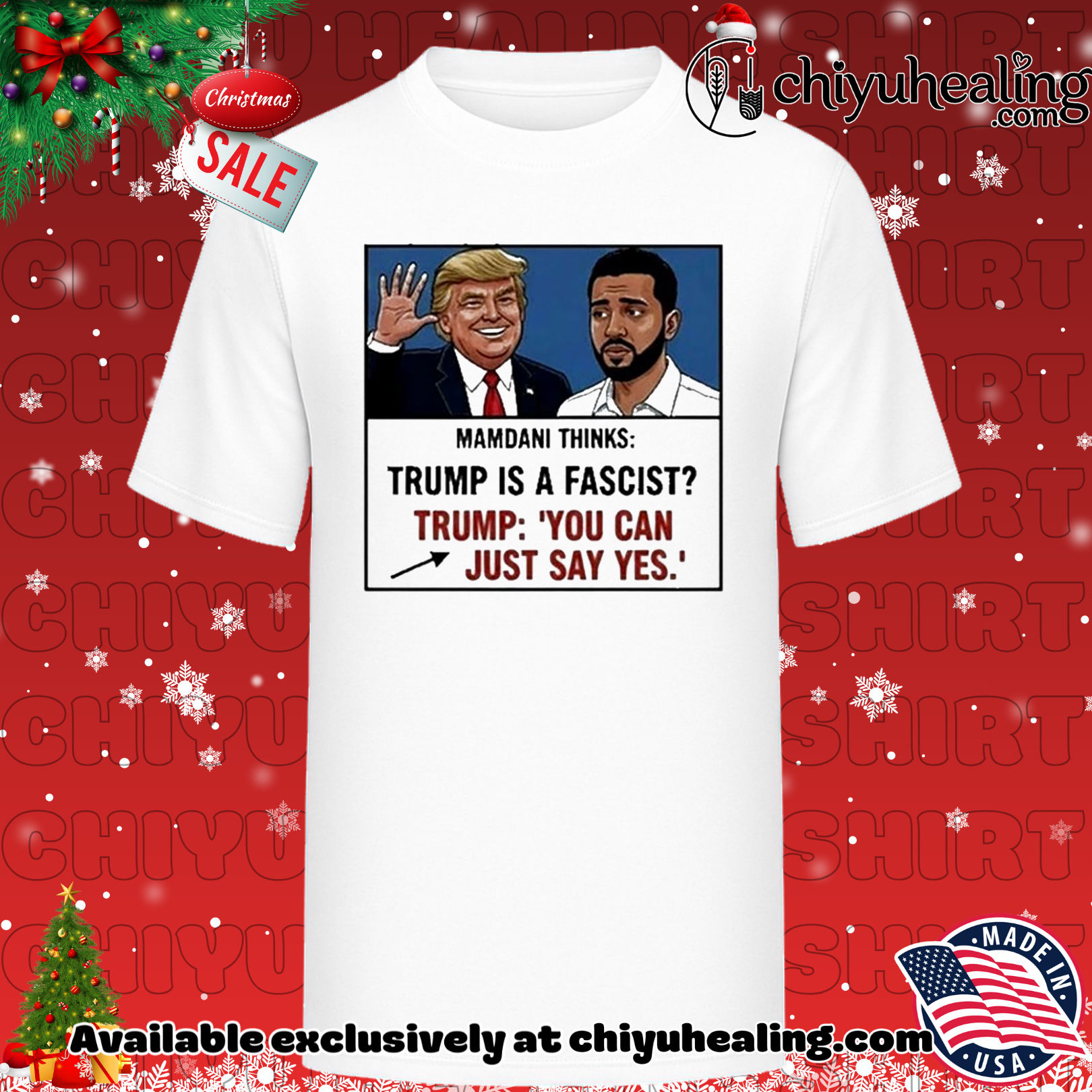 Trump And Zohran Mamdani Thinks You Can Just Say Yes shirt, Hoodie, Sweatshirt, Poster Canvas, Mug, Ornaments