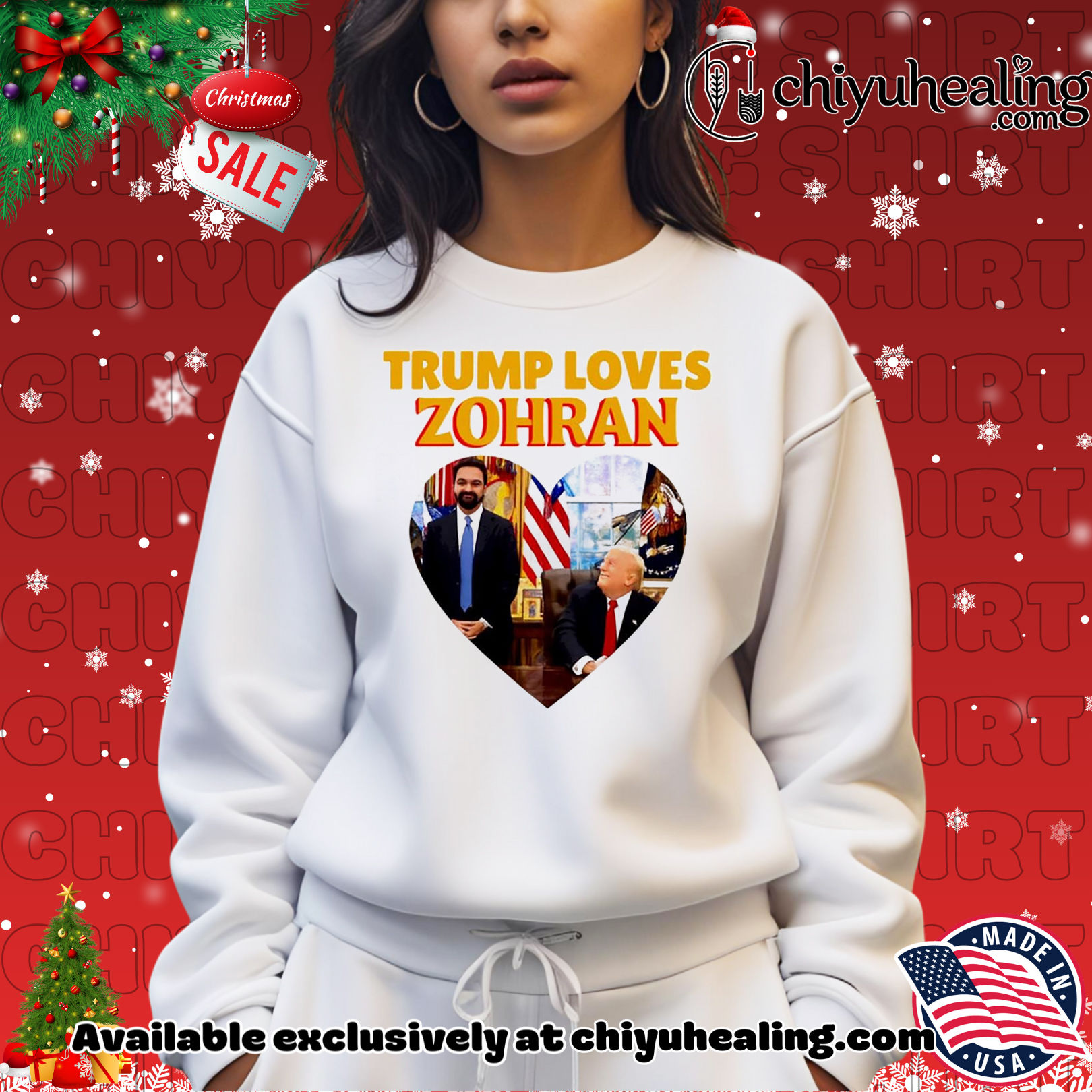 Trump Loves Zohran Mamdani 2025 shirt, Hoodie, Sweatshirt, Poster Canvas, Mug, Ornaments Trump Loves Zohran Mamdani 2025 shirt, Hoodie, Sweatshirt, Poster Canvas, Mug, Ornaments