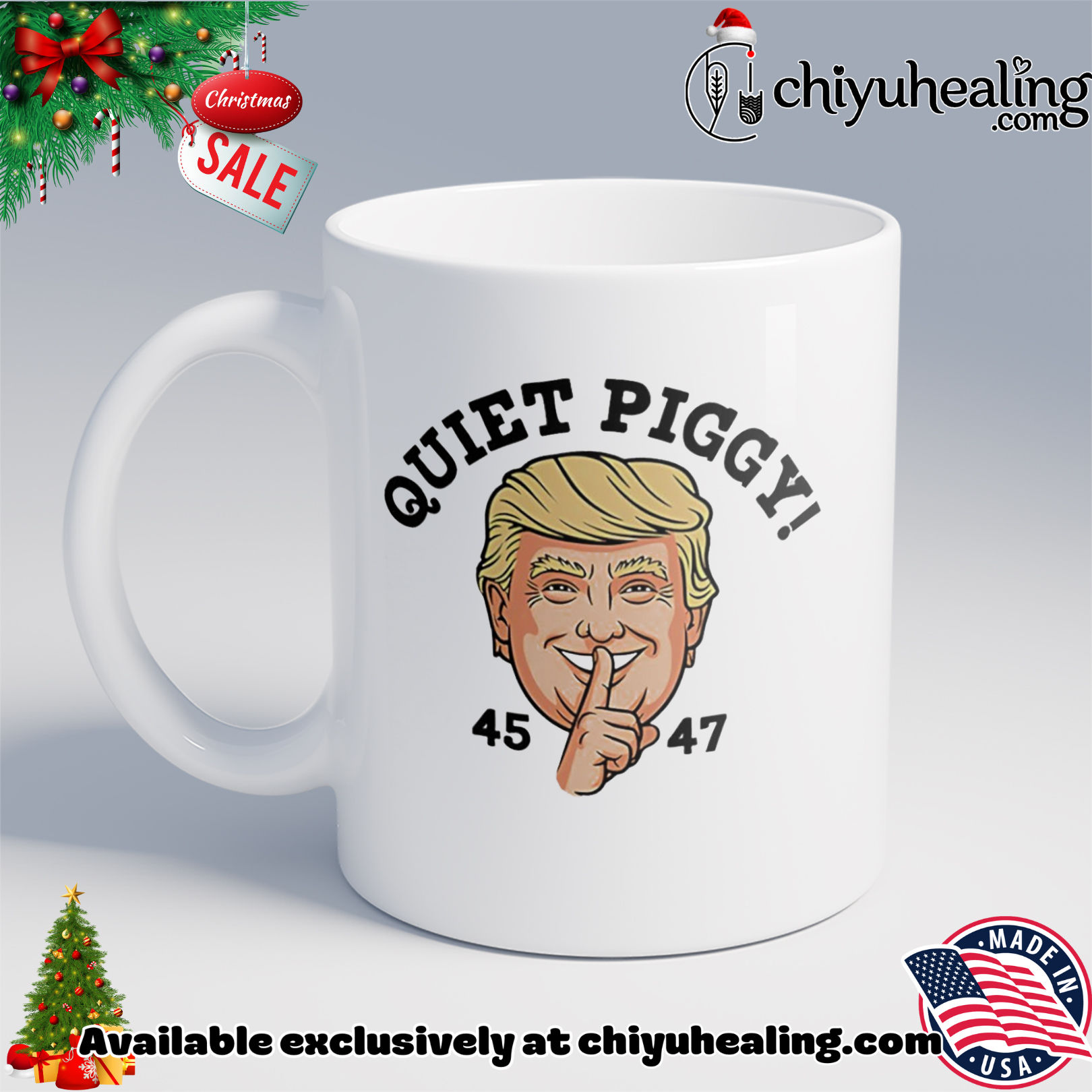 Trump Quiet Piggy 45 47 big face shirt, Hoodie, Sweatshirt, Poster Canvas, Mug, Ornaments 6 Trump Quiet Piggy 45 47 big face shirt, Hoodie, Sweatshirt, Poster Canvas, Mug, Ornaments