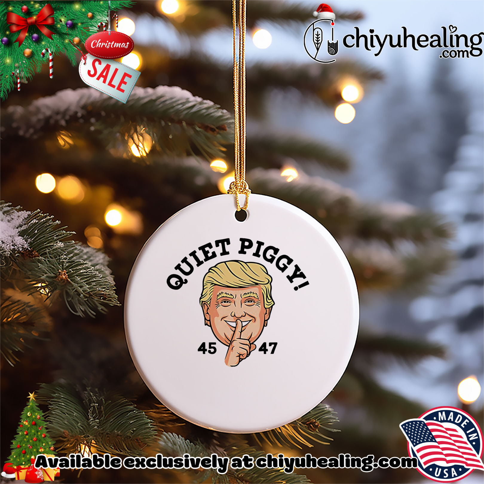 Trump Quiet Piggy 45 47 big face shirt, Hoodie, Sweatshirt, Poster Canvas, Mug, Ornaments 5 Trump Quiet Piggy 45 47 big face shirt, Hoodie, Sweatshirt, Poster Canvas, Mug, Ornaments