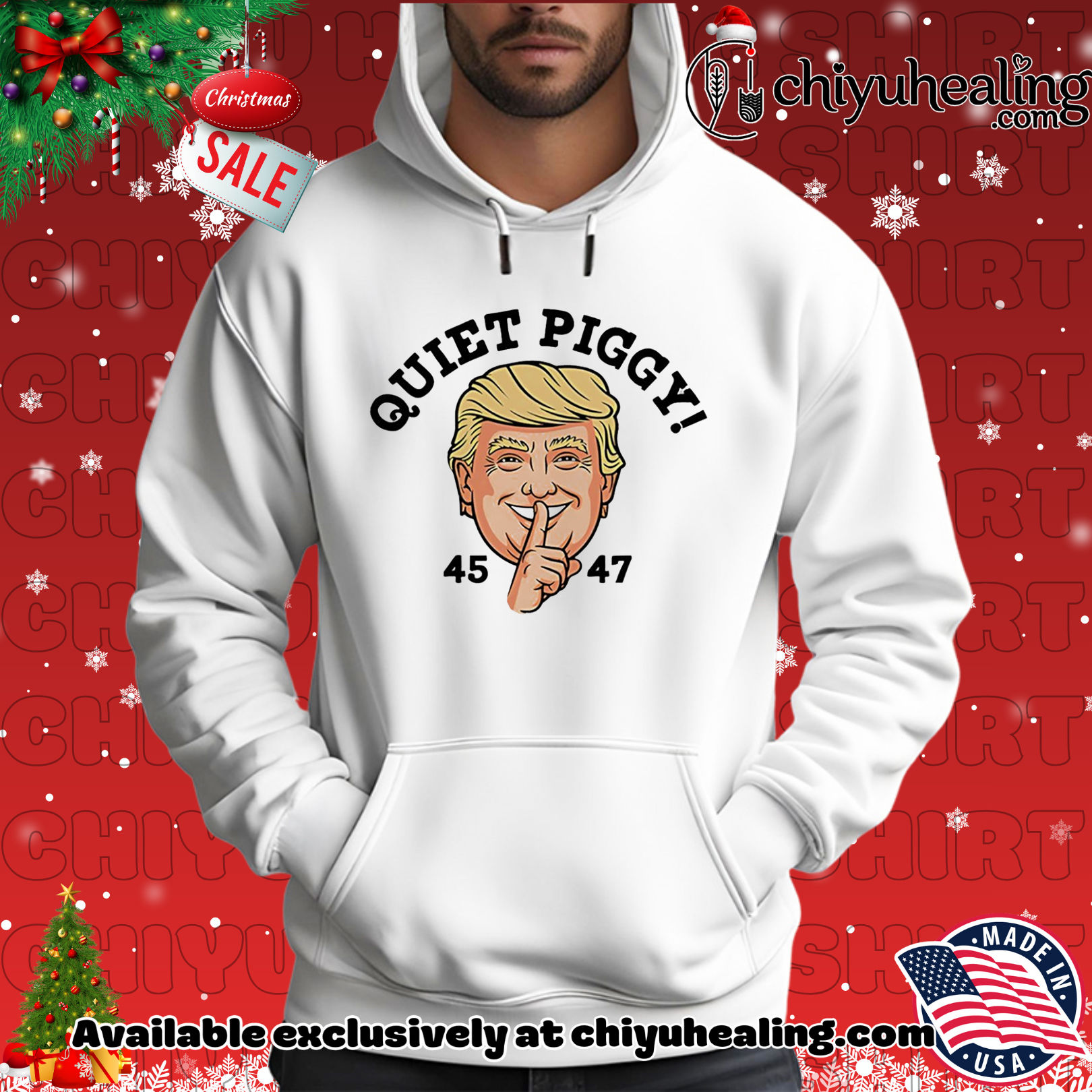 Trump Quiet Piggy 45 47 big face shirt, Hoodie, Sweatshirt, Poster Canvas, Mug, Ornaments 2 Trump Quiet Piggy 45 47 big face shirt, Hoodie, Sweatshirt, Poster Canvas, Mug, Ornaments