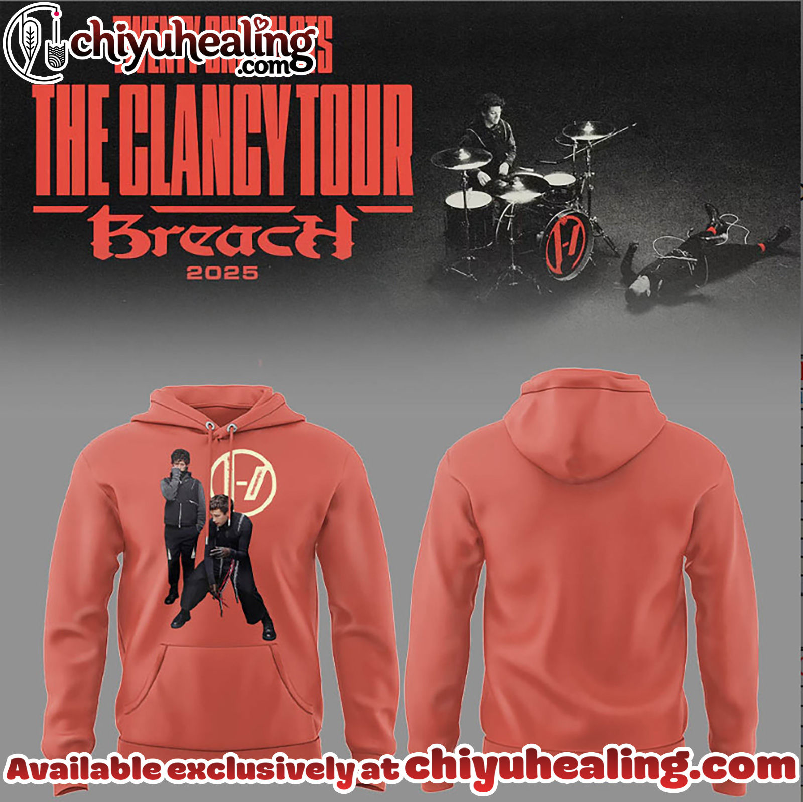 Twenty One Pilots The Clancy Tour Breach Hoodie - Ver 6