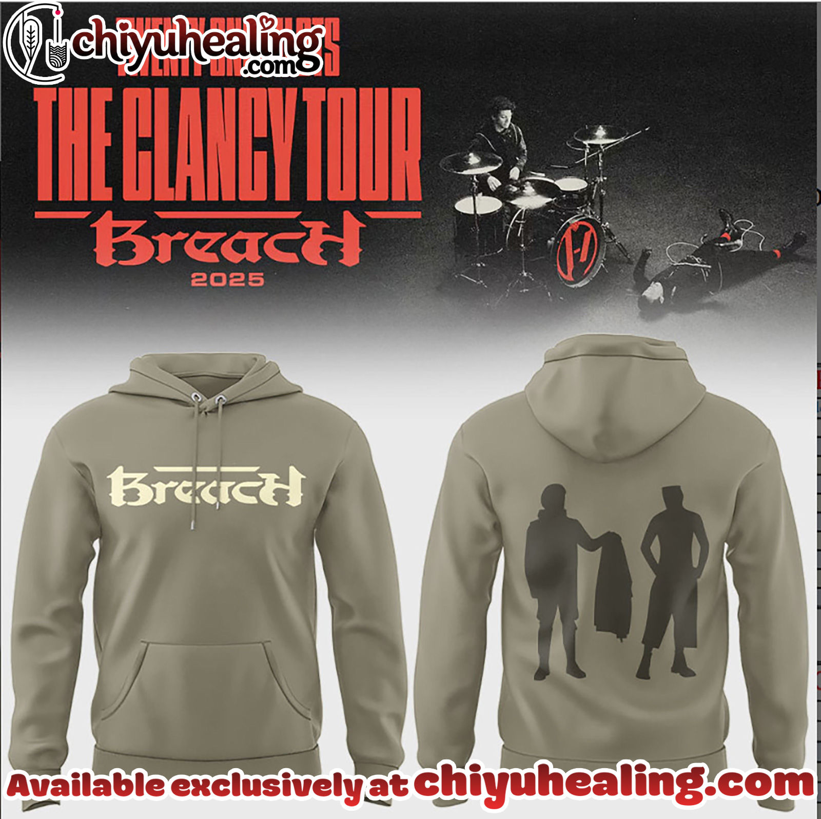 Twenty One Pilots The Clancy Tour Breach Hoodie - Ver 7